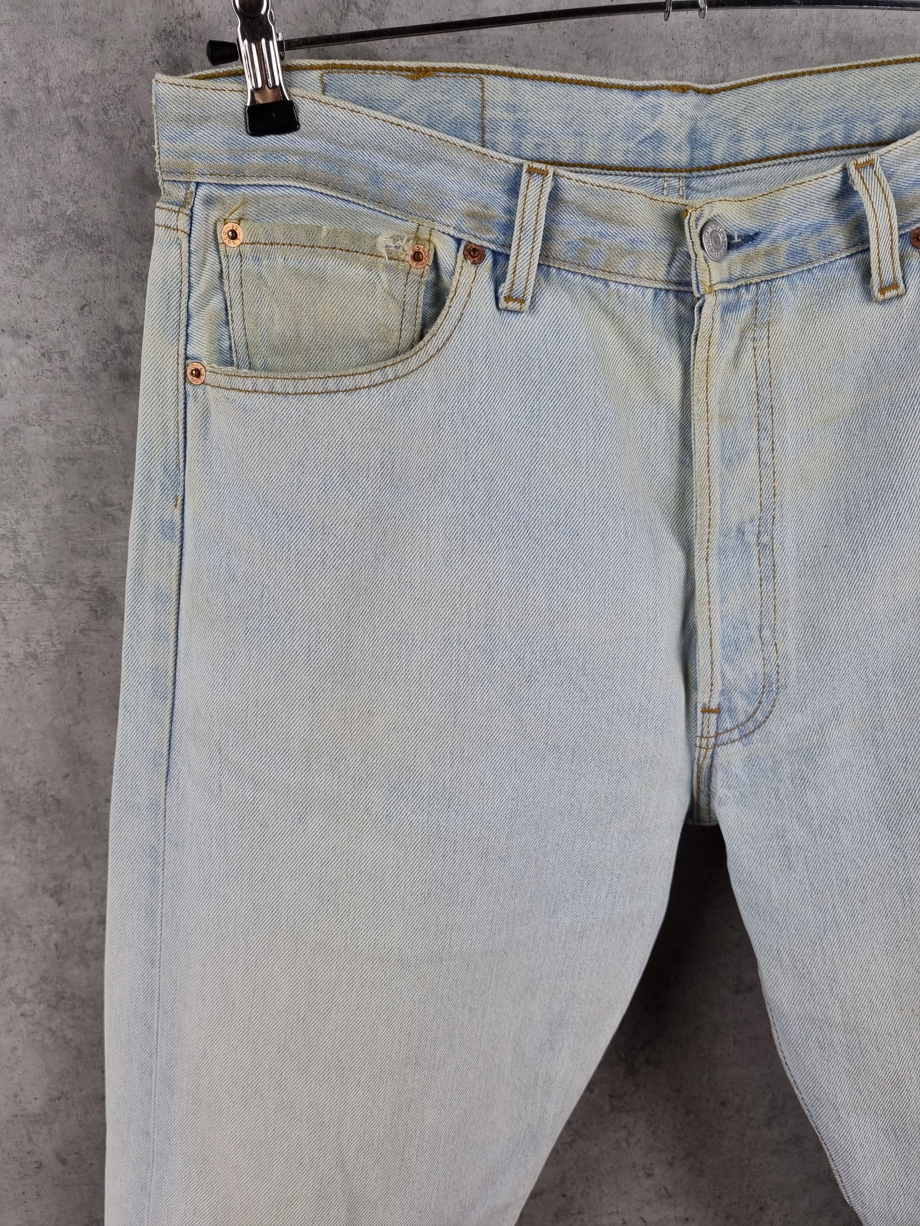 Levi's × Levi's Vintage Clothing 90s Dirty Unique Levis 501 Aesthetic Vintage Jeans Size US 32 / EU 48 - 15 Thumbnail
