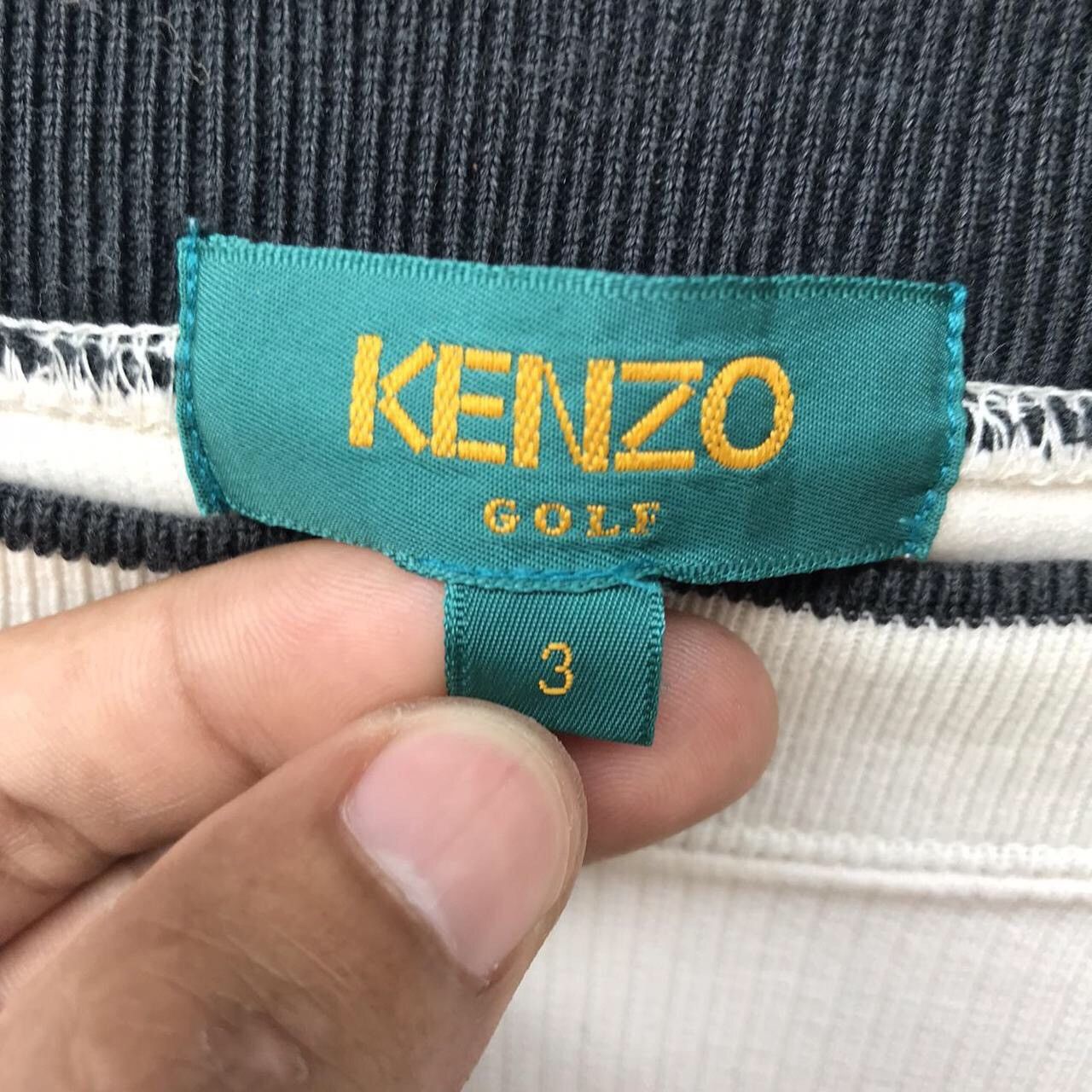 Japanese Brand × Vintage Vintage 90s Kenzo Golf Sweatshirt Size US L / EU 52-54 / 3 - 3 Thumbnail