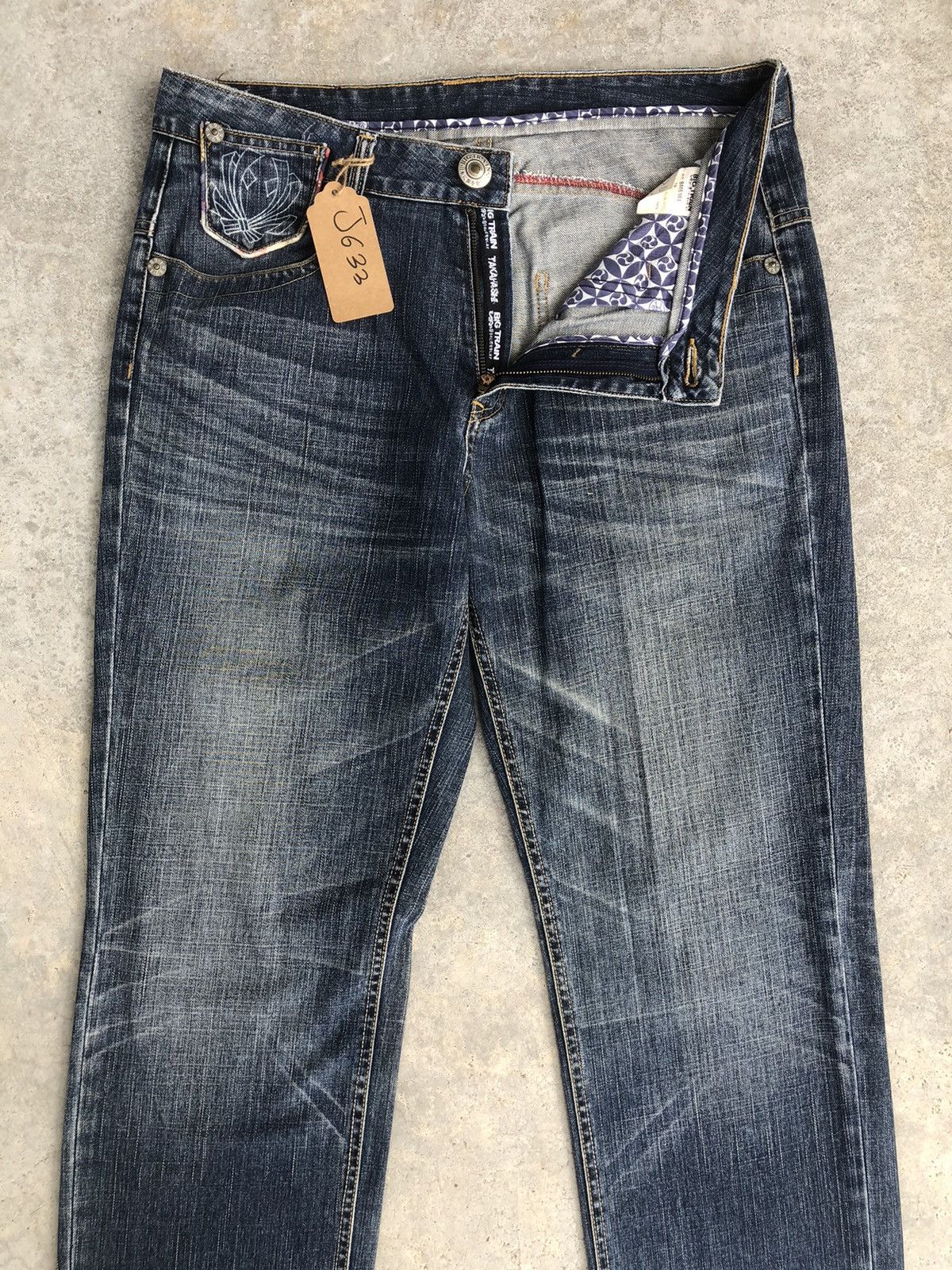 Japanese Brand Japanese Big Train Embroidered Jeans Size US 34 / EU 50 - 3 Thumbnail