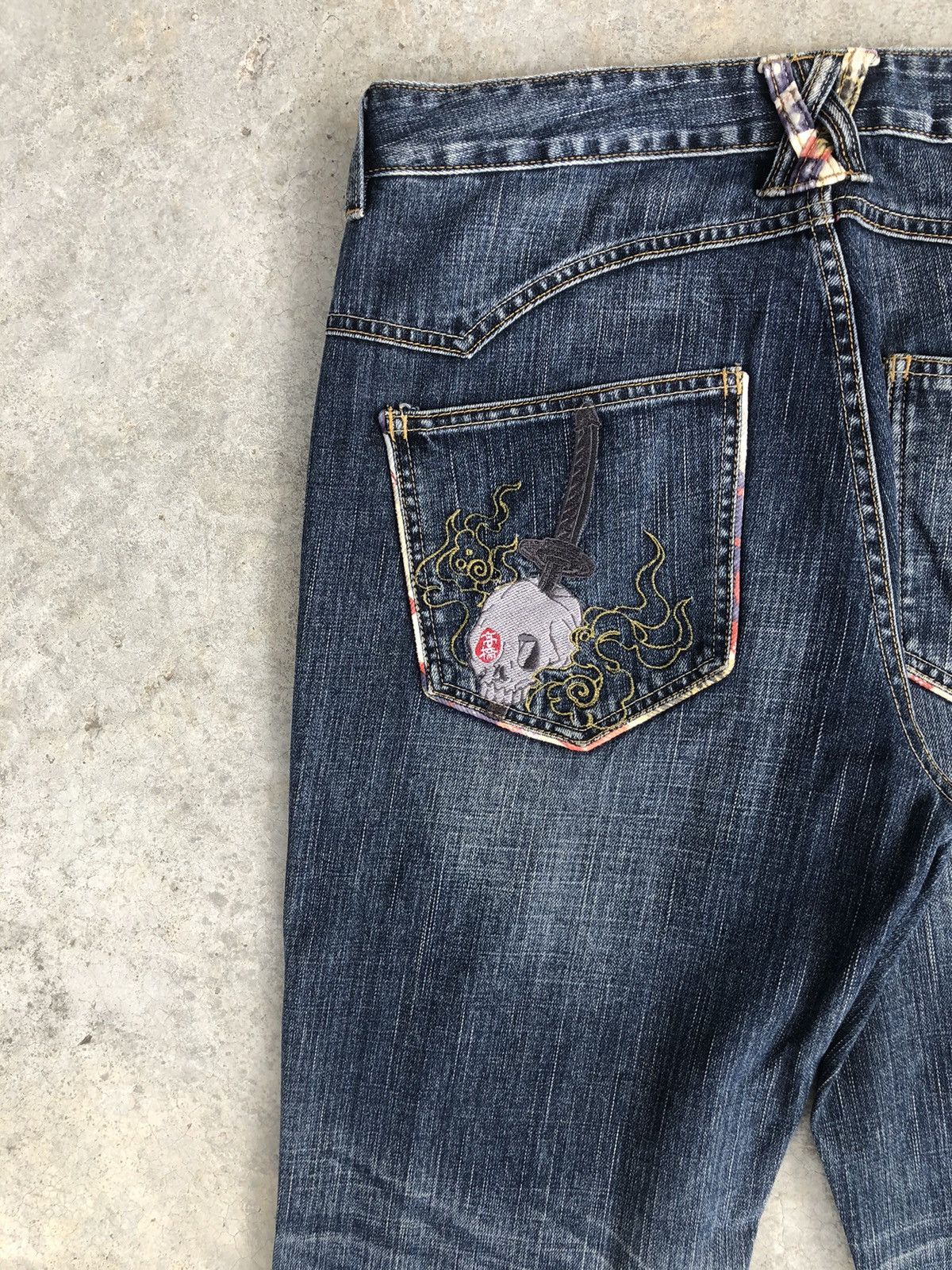 Japanese Brand Japanese Big Train Embroidered Jeans Size US 34 / EU 50 - 9 Thumbnail