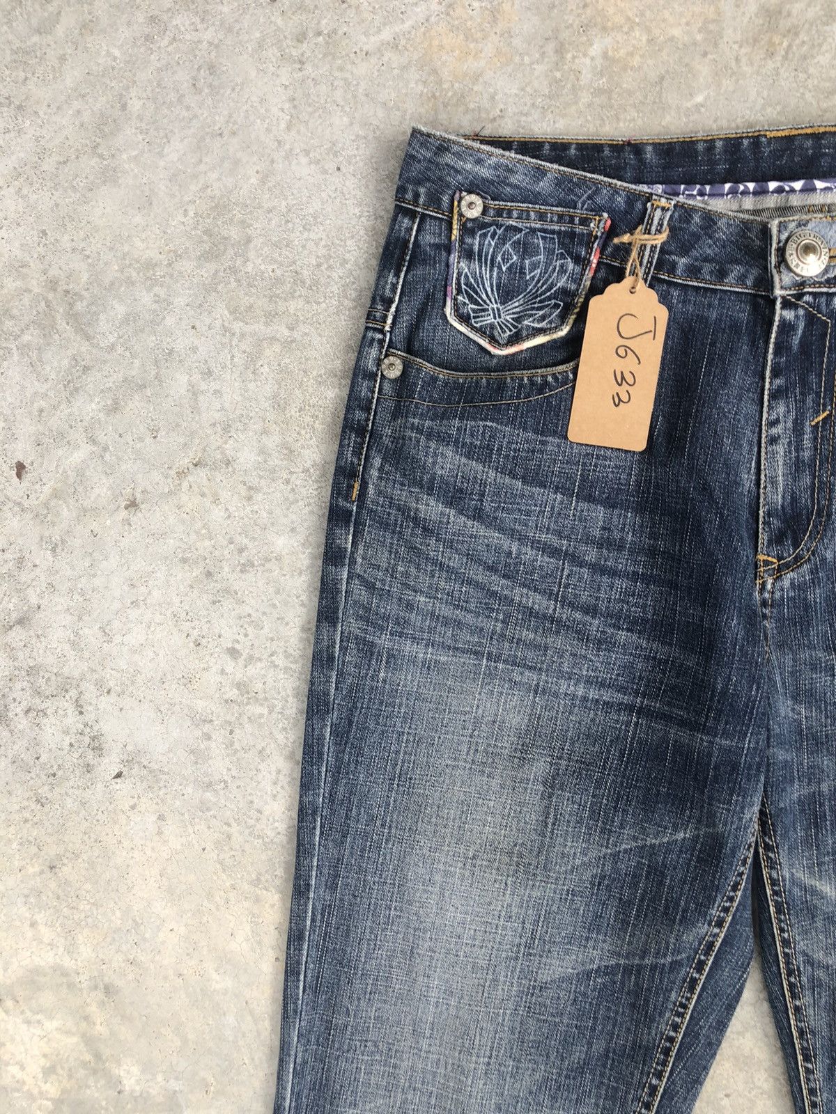 Japanese Brand Japanese Big Train Embroidered Jeans Size US 34 / EU 50 - 7 Thumbnail