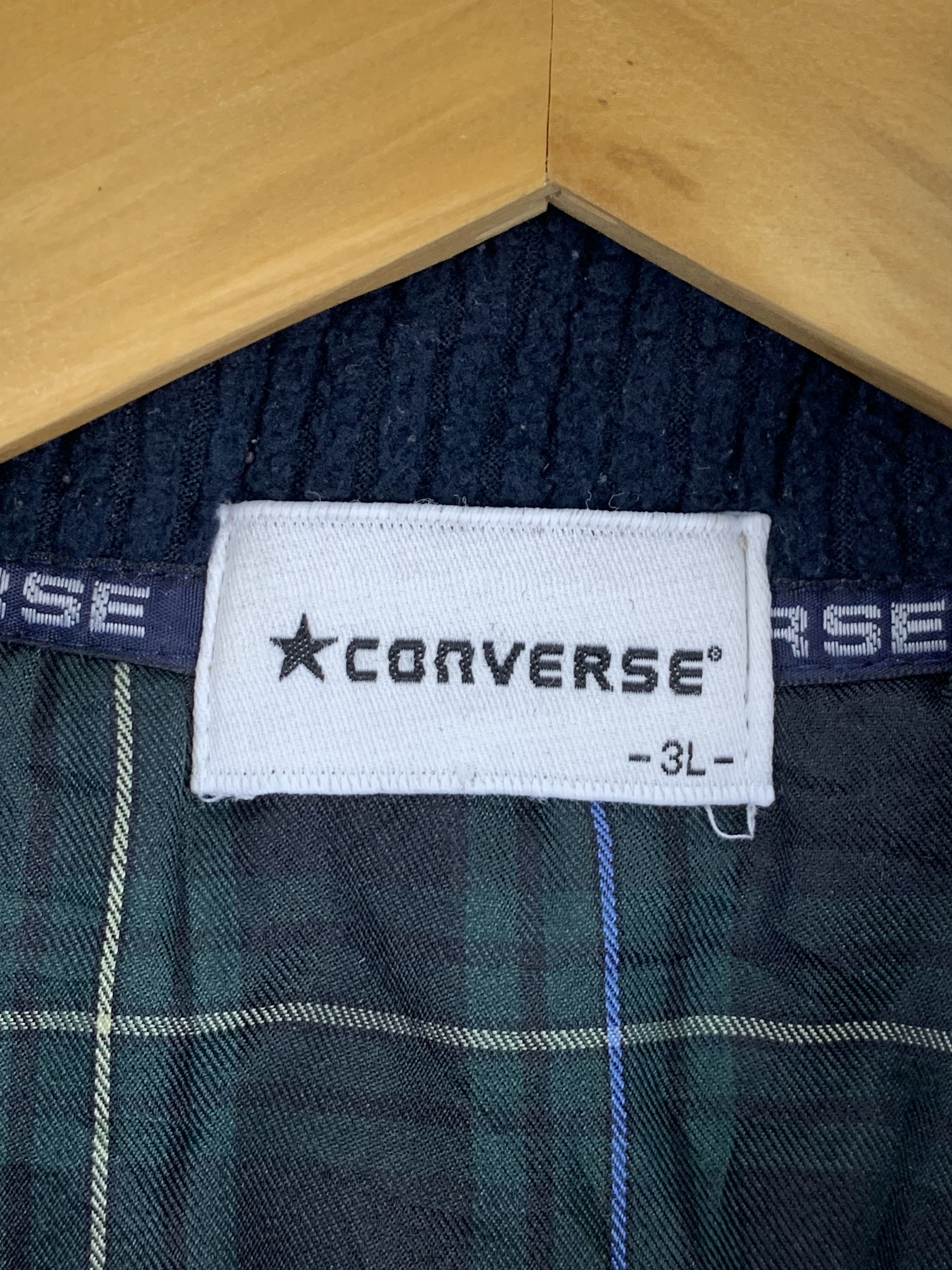 Converse × Vintage Vintage Converse Bomber Fleece Jacket Size US XXL / EU 58 / 5 - 5 Thumbnail