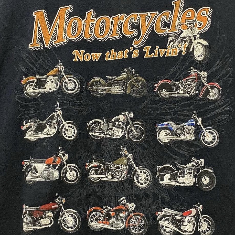Vintage Vintage 2002 Biker Tee – Motorcycle(DDP / No Import Fees) Size US XL / EU 56 / 4 - 3 Thumbnail
