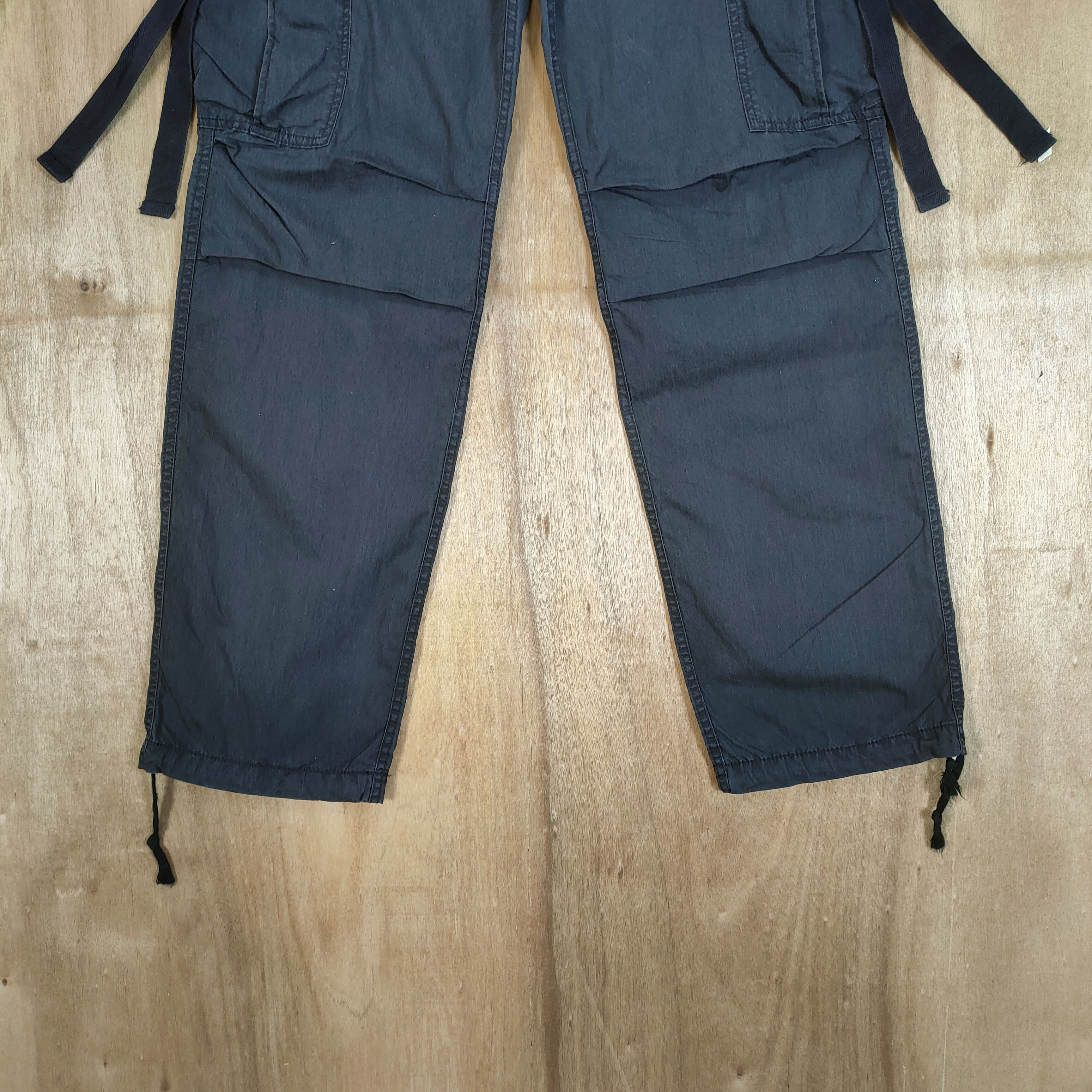 Japanese Brand VINTAGE JAPANESE BRAND BONDAGE CARGO PANTS Size US 30 / EU 46 - 4 Thumbnail