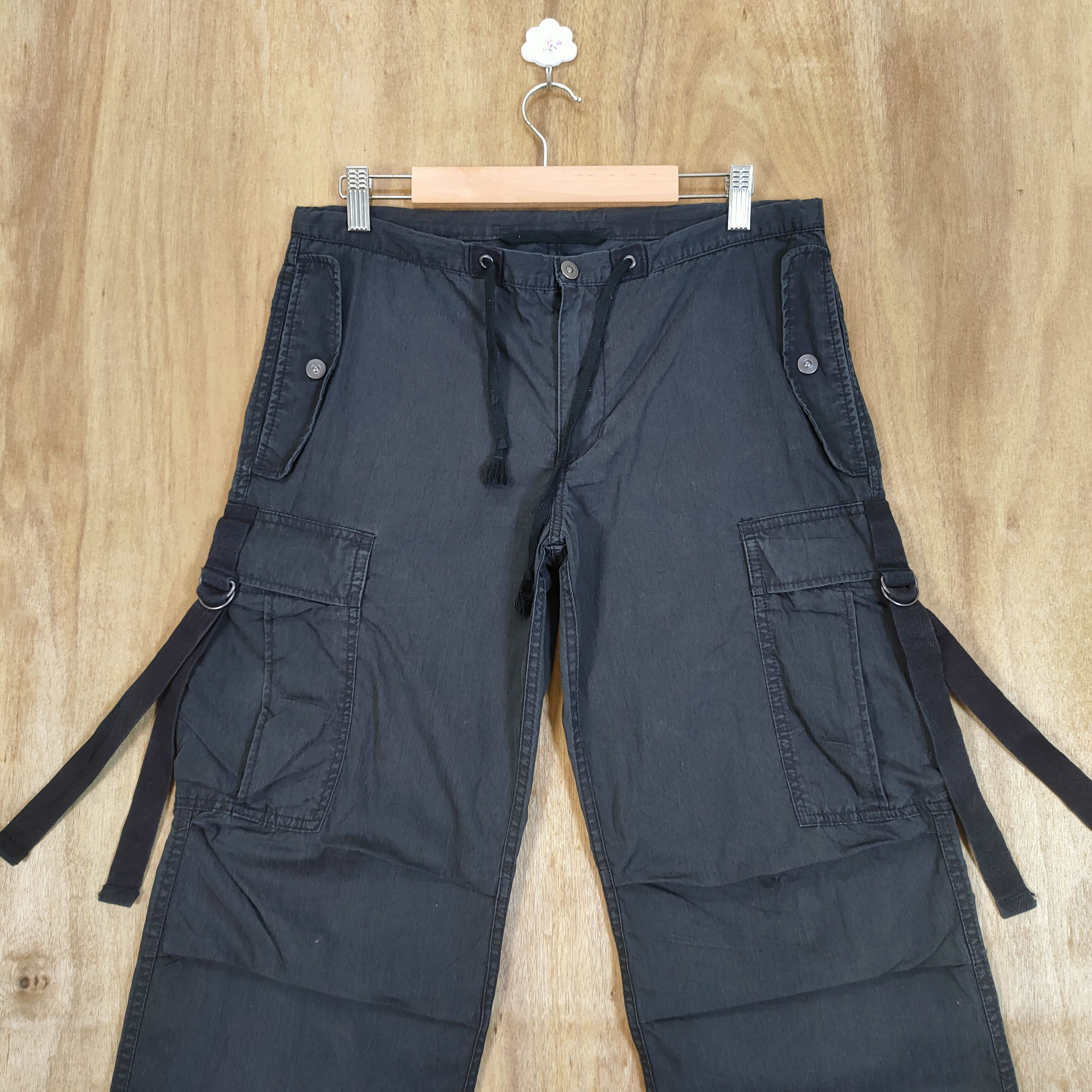 Japanese Brand VINTAGE JAPANESE BRAND BONDAGE CARGO PANTS Size US 30 / EU 46 - 3 Thumbnail