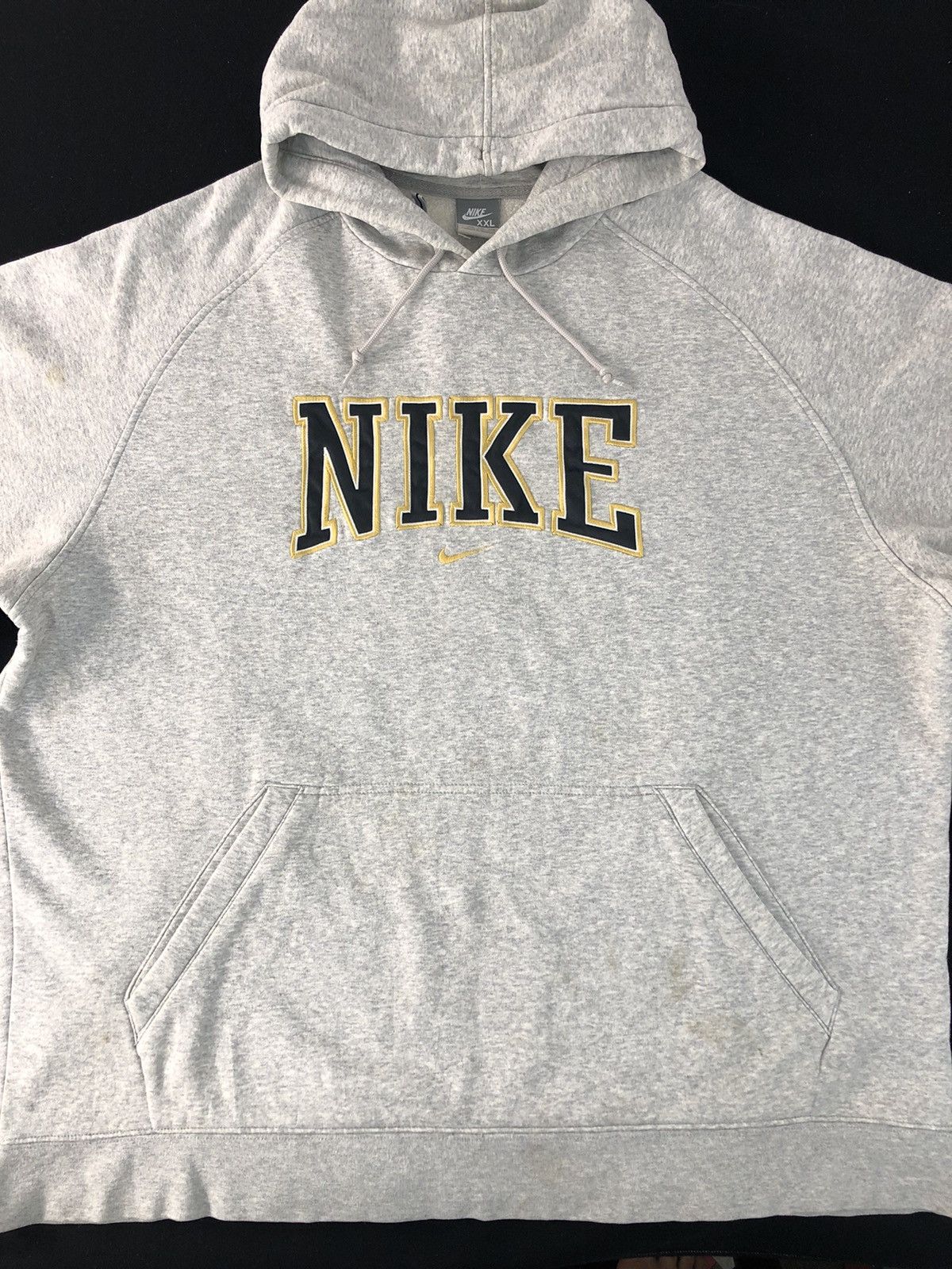 Nike Hype Nike Swoosh Embroidery Logo Hooded Pull Over Style Size US XXL / EU 58 / 5 - 3 Thumbnail