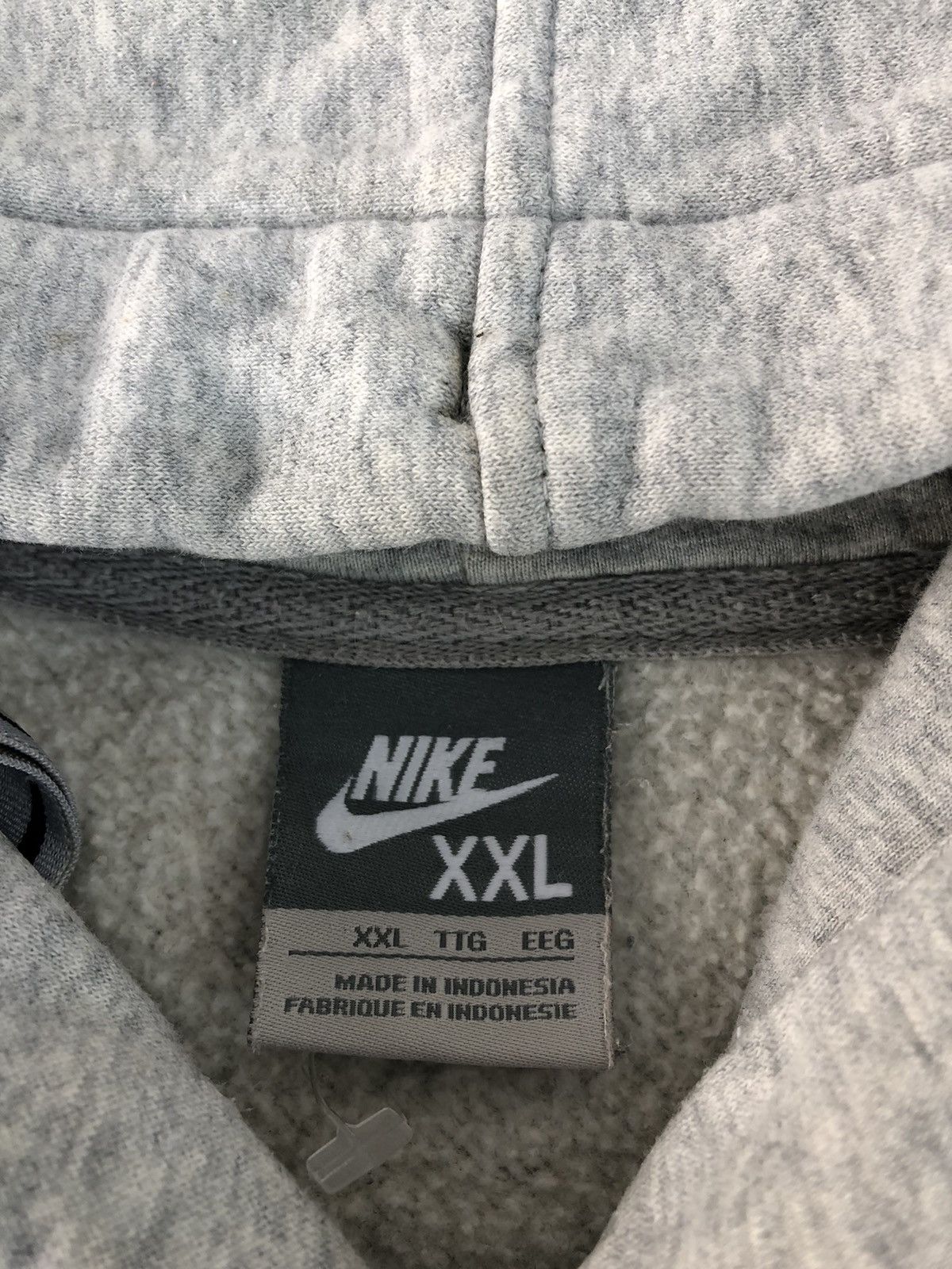 Nike Hype Nike Swoosh Embroidery Logo Hooded Pull Over Style Size US XXL / EU 58 / 5 - 5 Thumbnail