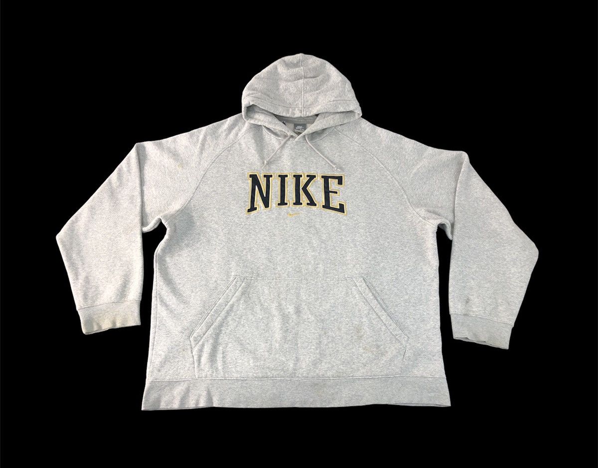 Nike Hype Nike Swoosh Embroidery Logo Hooded Pull Over Style Size US XXL / EU 58 / 5 - 1 Thumbnail
