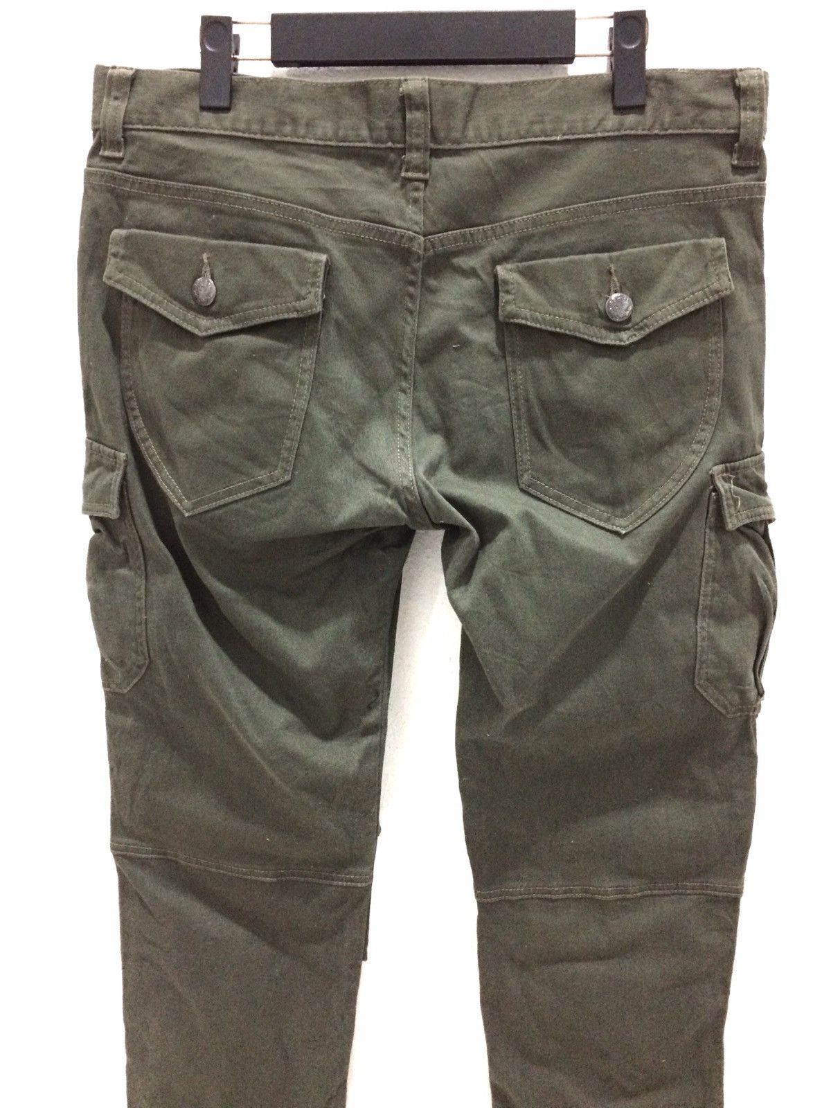 Japanese Brand Japanese Brand Villand Cargo Olive Green Pant Size US 34 / EU 50 - 6 Thumbnail