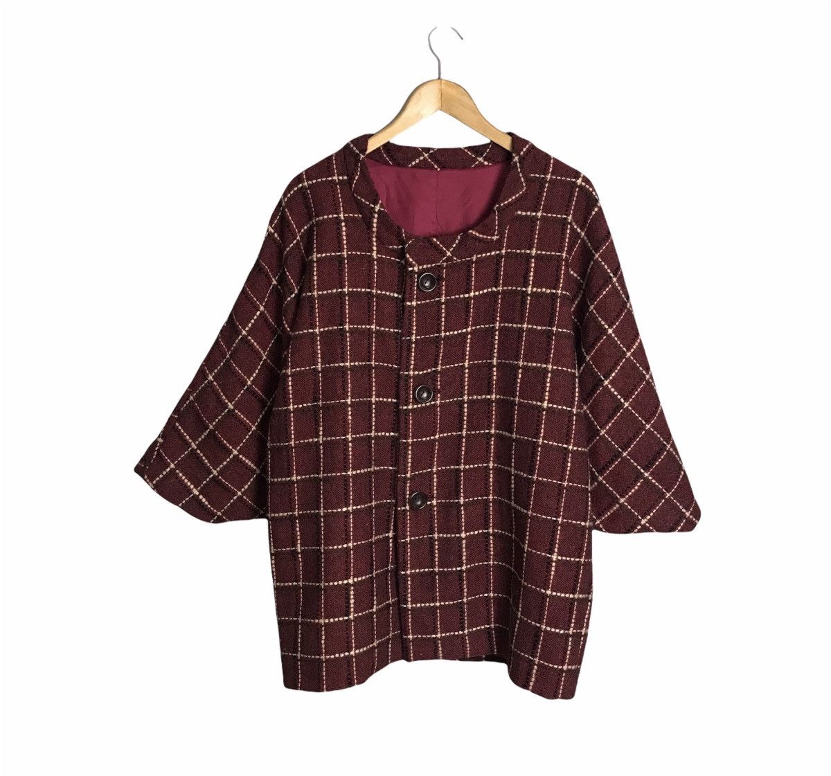 Japanese Brand Boro sashiko narogi kimono wool jacket button up Size US L / EU 52-54 / 3 - 1 Thumbnail
