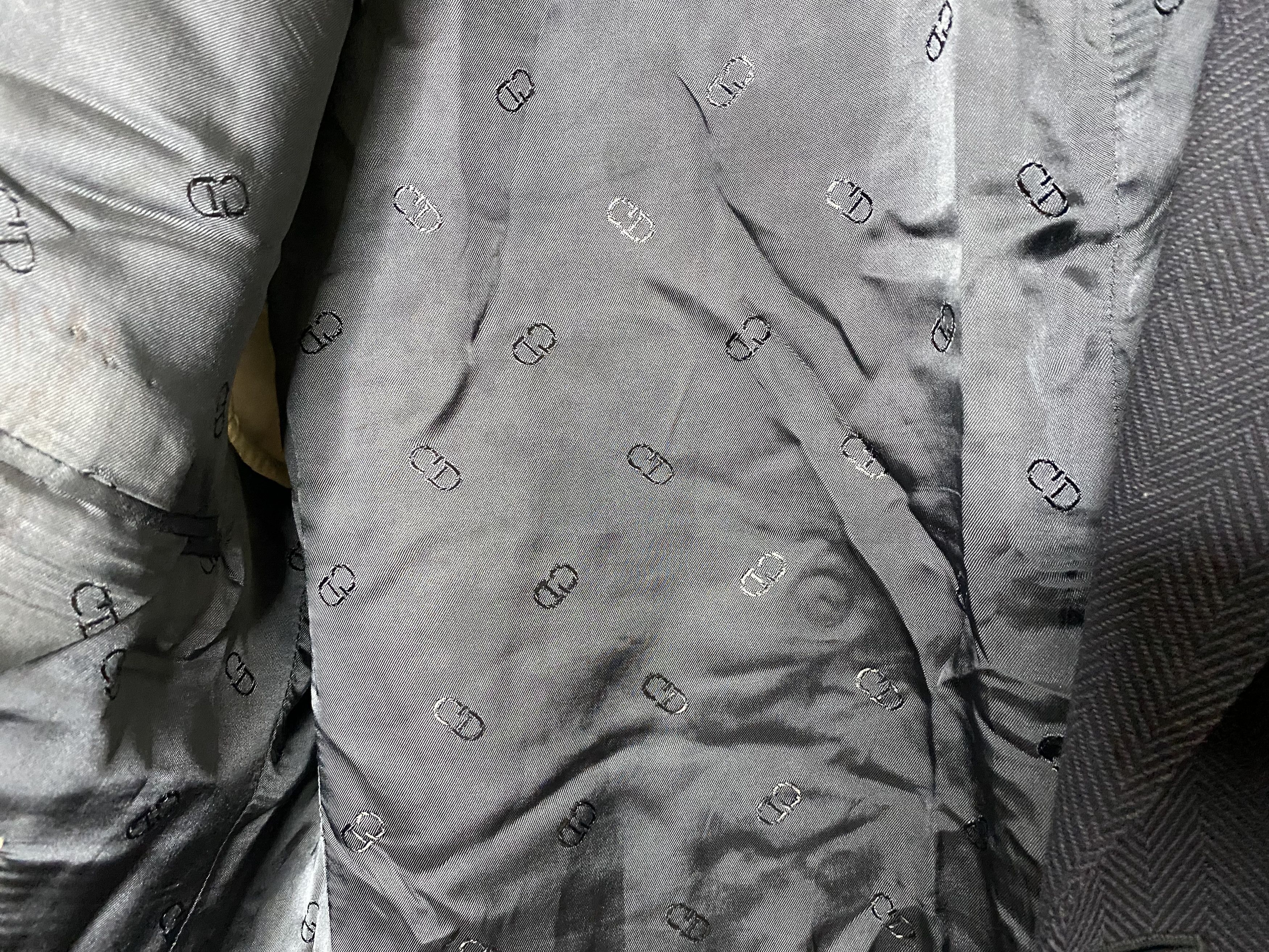 Christian Dior Monsieur × Dior CHRISTIAN DIOR WOOL VINTAGE SPORTS JACKET BLAZER MEN’S Size 40R - 4 Thumbnail