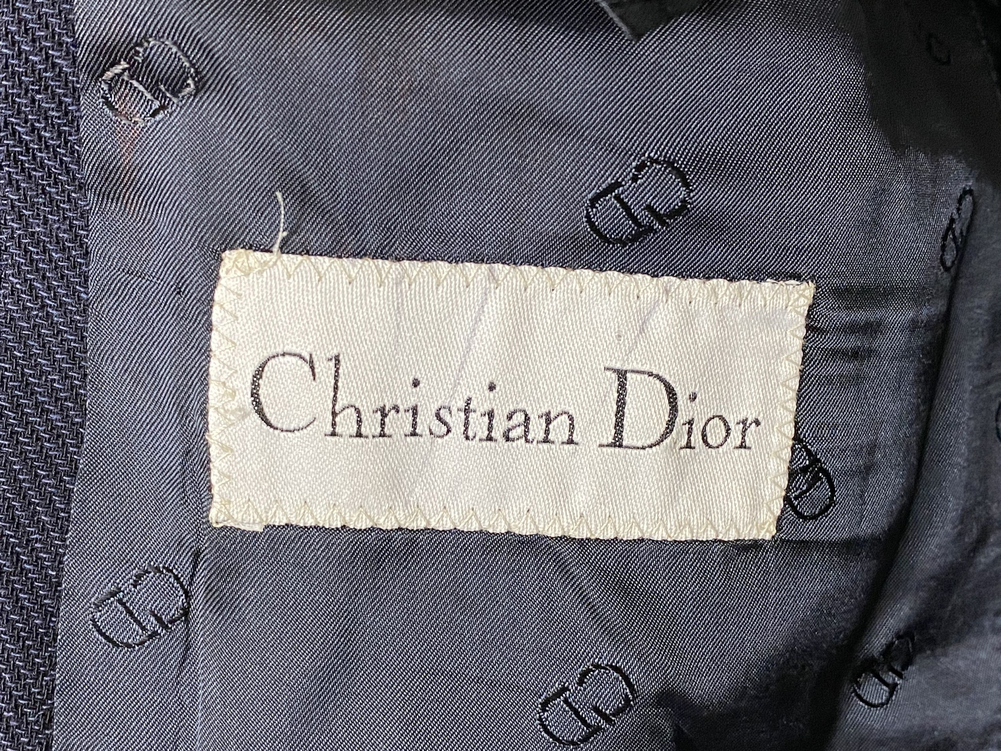 Christian Dior Monsieur × Dior CHRISTIAN DIOR WOOL VINTAGE SPORTS JACKET BLAZER MEN’S Size 40R - 5 Thumbnail