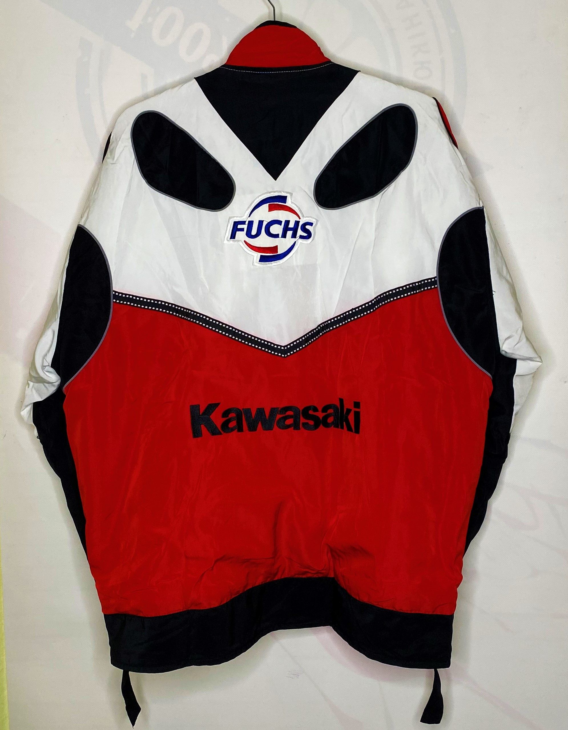 Vintage KAWASAKI TEAM EMBROIDERED MOTO GRAND PRIX WORLD SUPERBIKE Size US XXL / EU 58 / 5 - 2 Thumbnail
