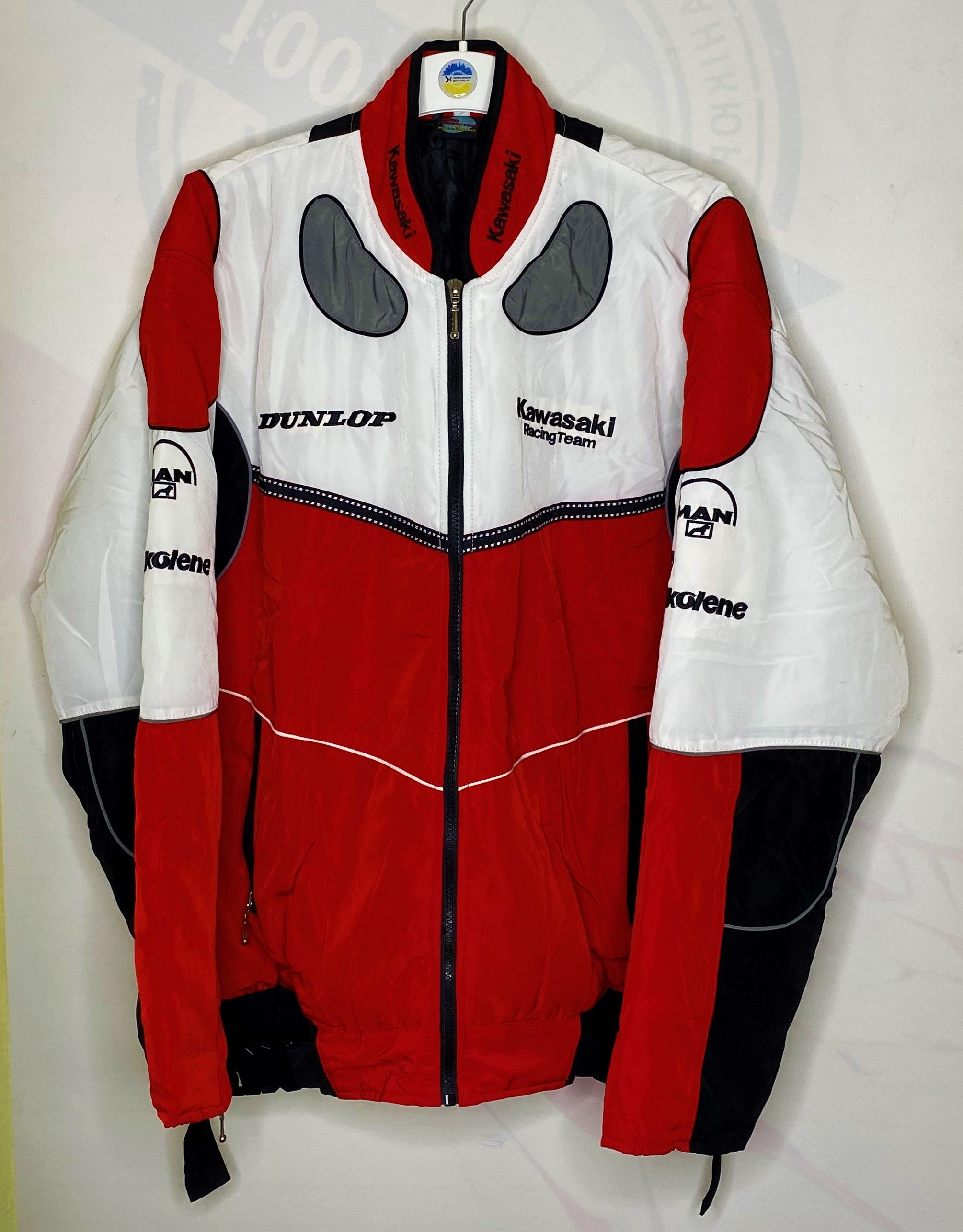 Vintage KAWASAKI TEAM EMBROIDERED MOTO GRAND PRIX WORLD SUPERBIKE Size US XXL / EU 58 / 5 - 1 Thumbnail