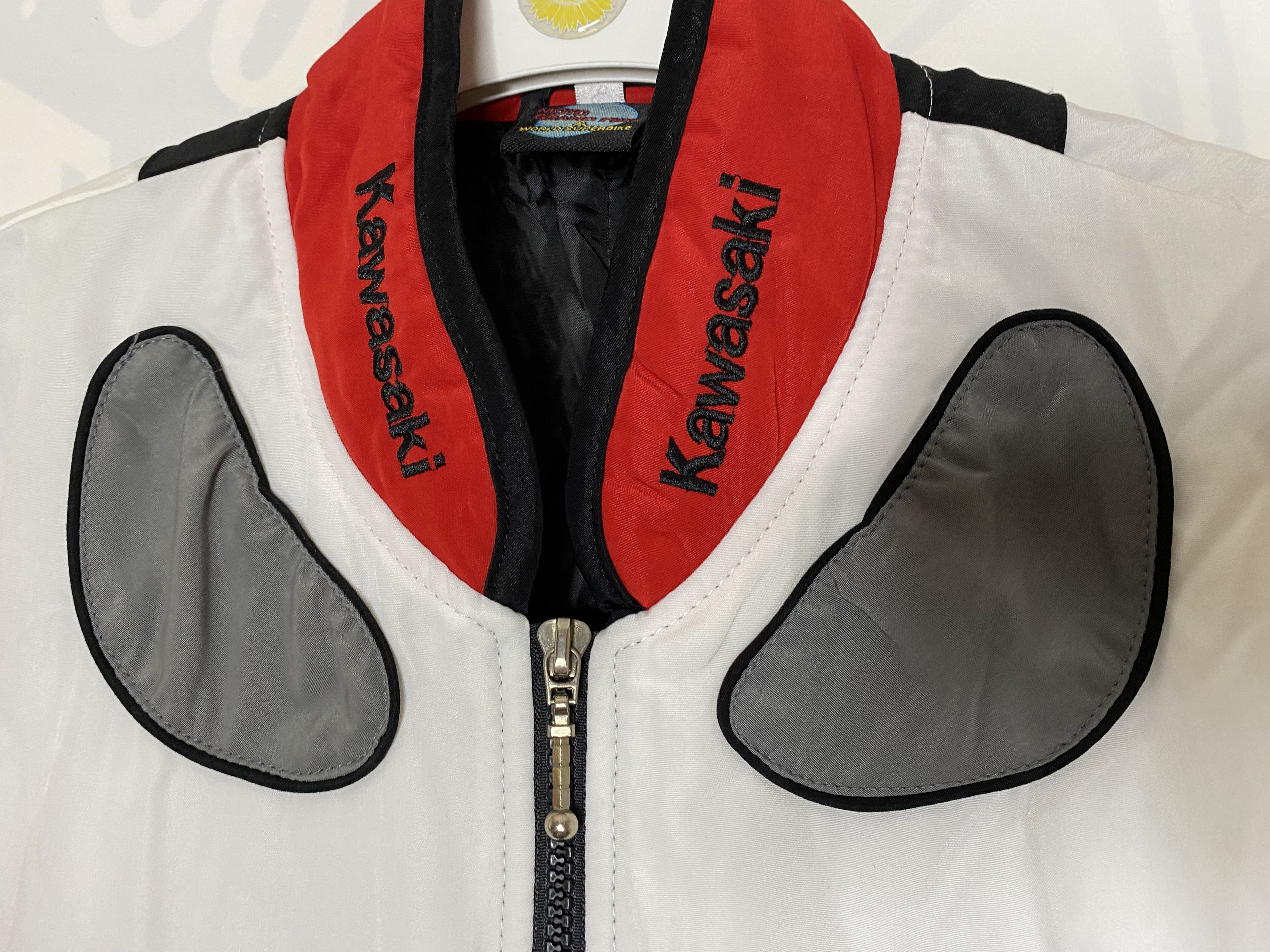 Vintage KAWASAKI TEAM EMBROIDERED MOTO GRAND PRIX WORLD SUPERBIKE Size US XXL / EU 58 / 5 - 8 Thumbnail