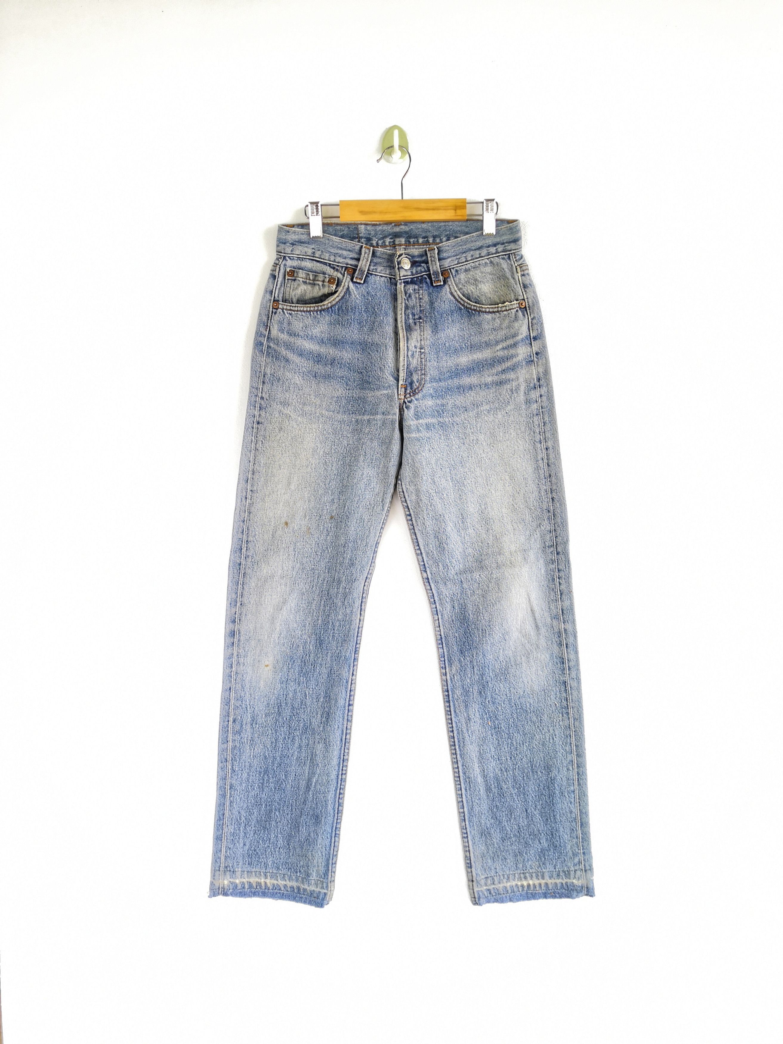 Levi's Vintage 70s Levis 501 Jeans Faded Released Hem Levis Denim Size 26" / US 2 / IT 38 - 1 Thumbnail