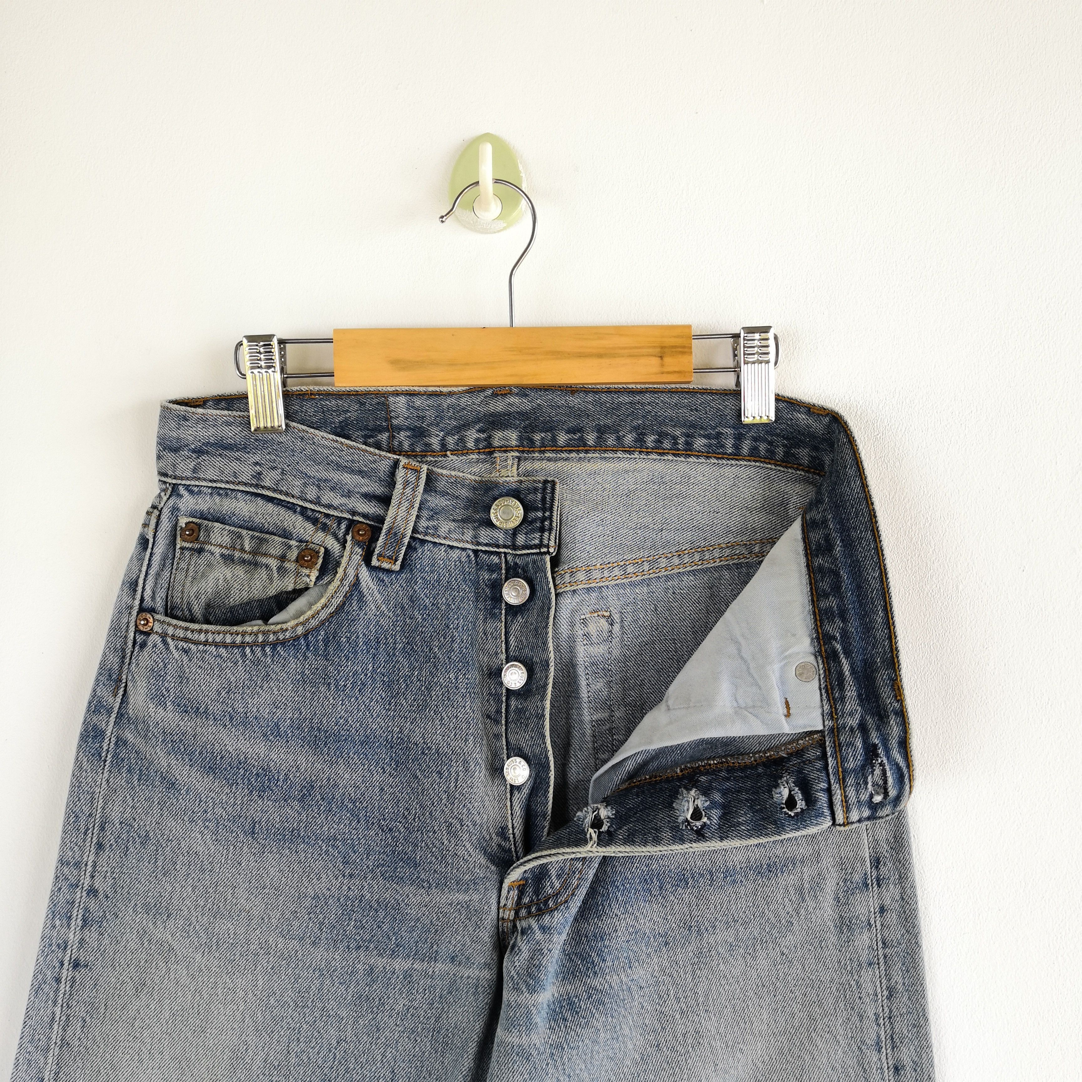 Levi's Vintage 70s Levis 501 Jeans Faded Released Hem Levis Denim Size 26" / US 2 / IT 38 - 8 Thumbnail