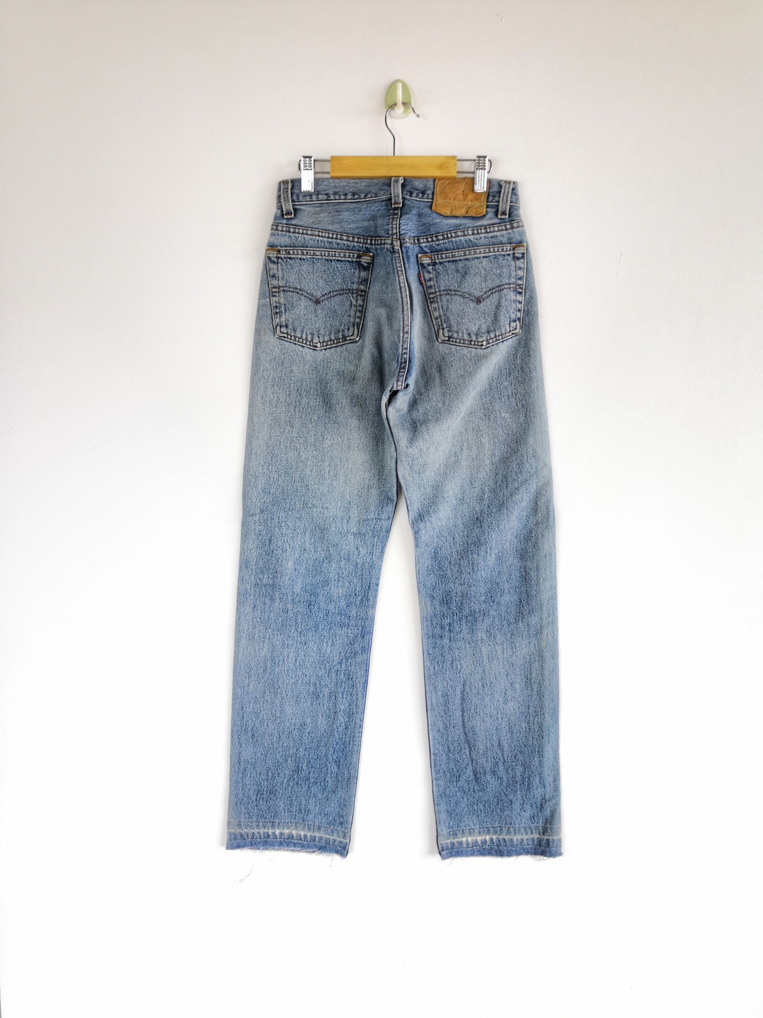 Levi's Vintage 70s Levis 501 Jeans Faded Released Hem Levis Denim Size 26" / US 2 / IT 38 - 2 Thumbnail