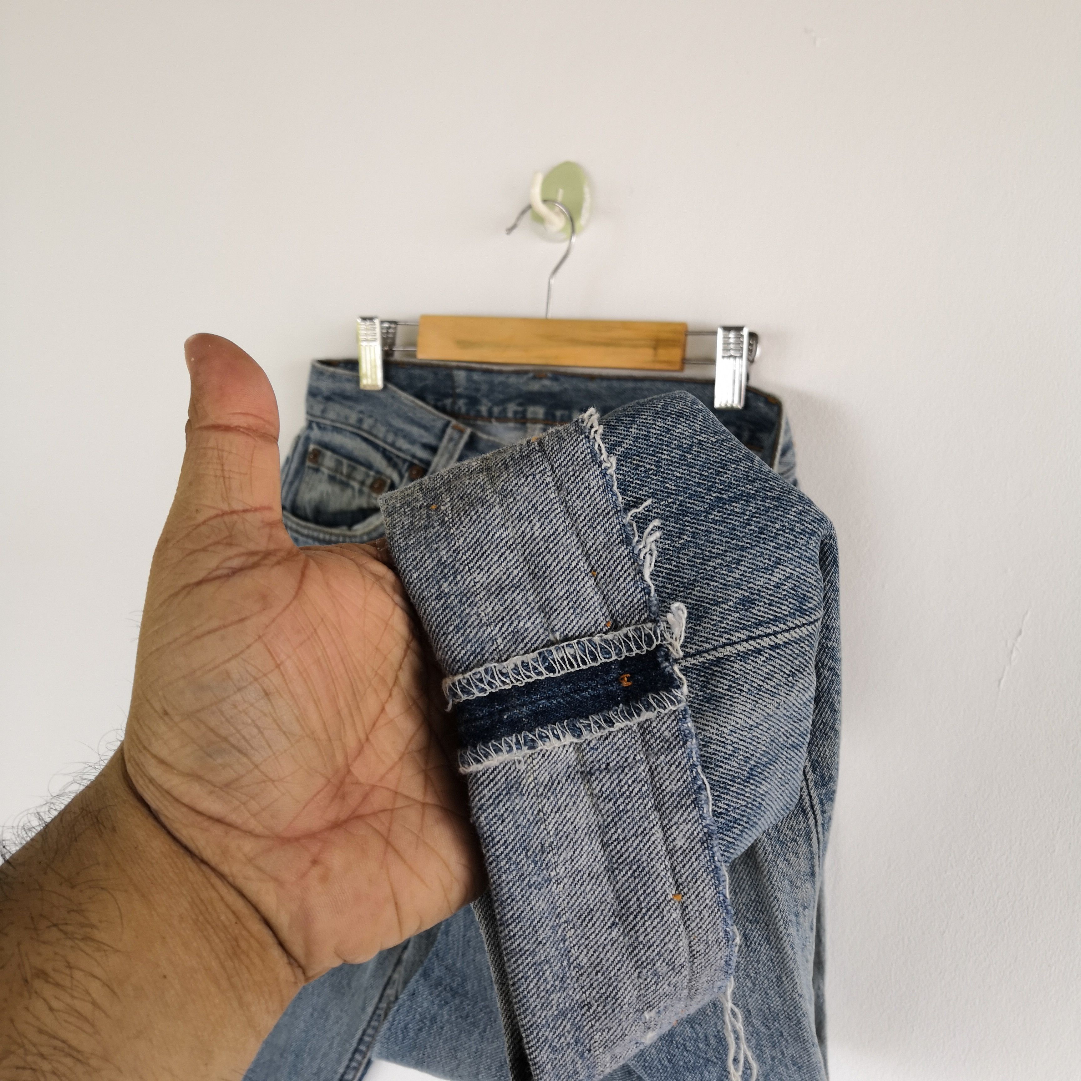 Levi's Vintage 70s Levis 501 Jeans Faded Released Hem Levis Denim Size 26" / US 2 / IT 38 - 10 Thumbnail
