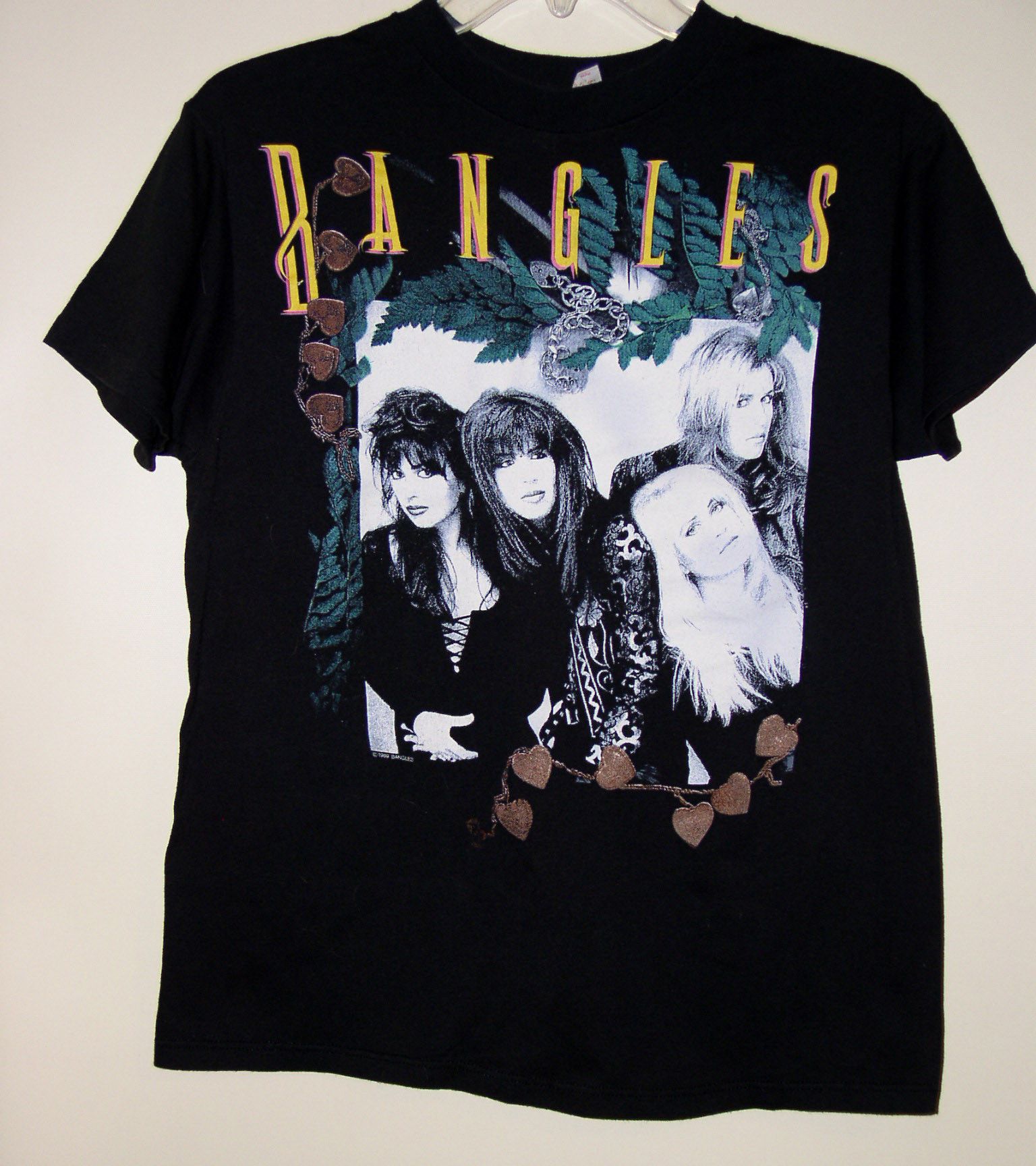 Bangles Concert Tour T Shirt Vintage 1989 Single Stitched