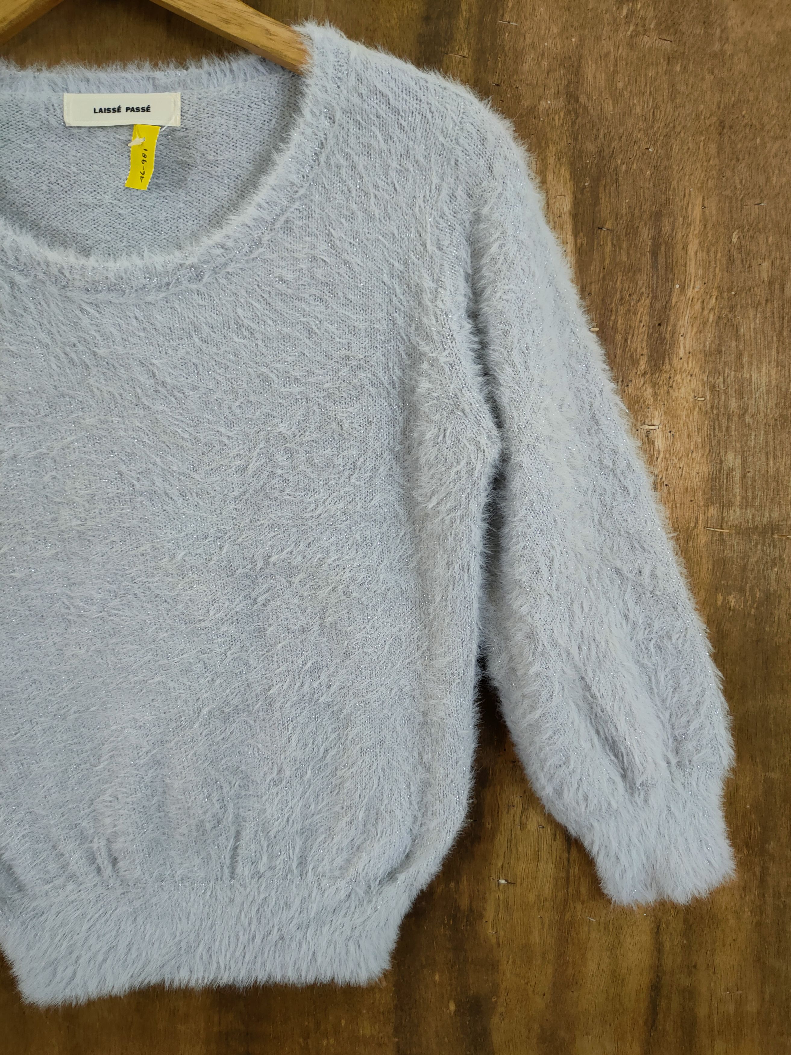 Homespun Knitwear D Laisse Passe mohair fur shag shaggy knitwear #46-981 Size XS / US 0-2 / IT 36-38 - 3 Thumbnail