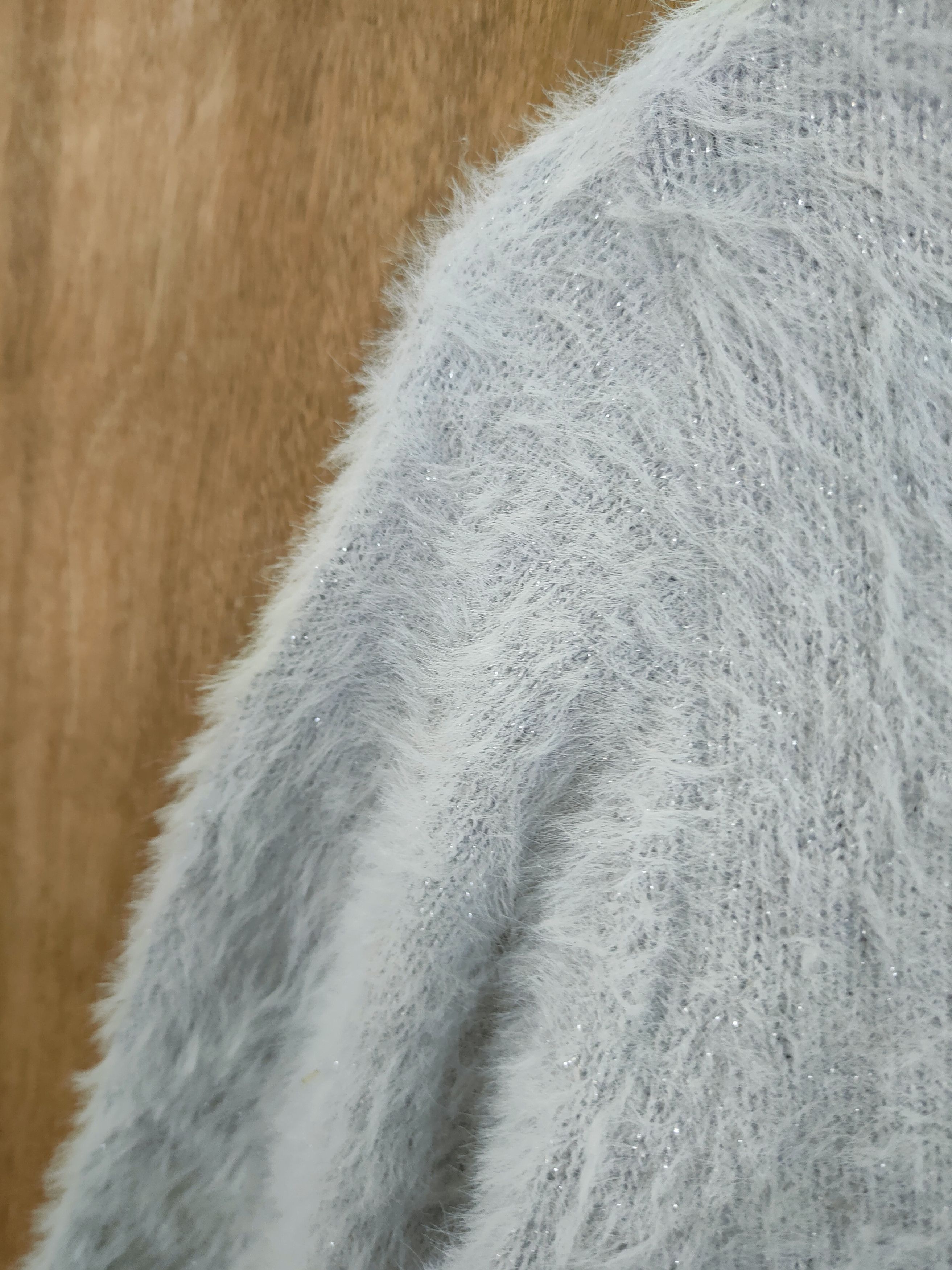 Homespun Knitwear D Laisse Passe mohair fur shag shaggy knitwear #46-981 Size XS / US 0-2 / IT 36-38 - 5 Thumbnail