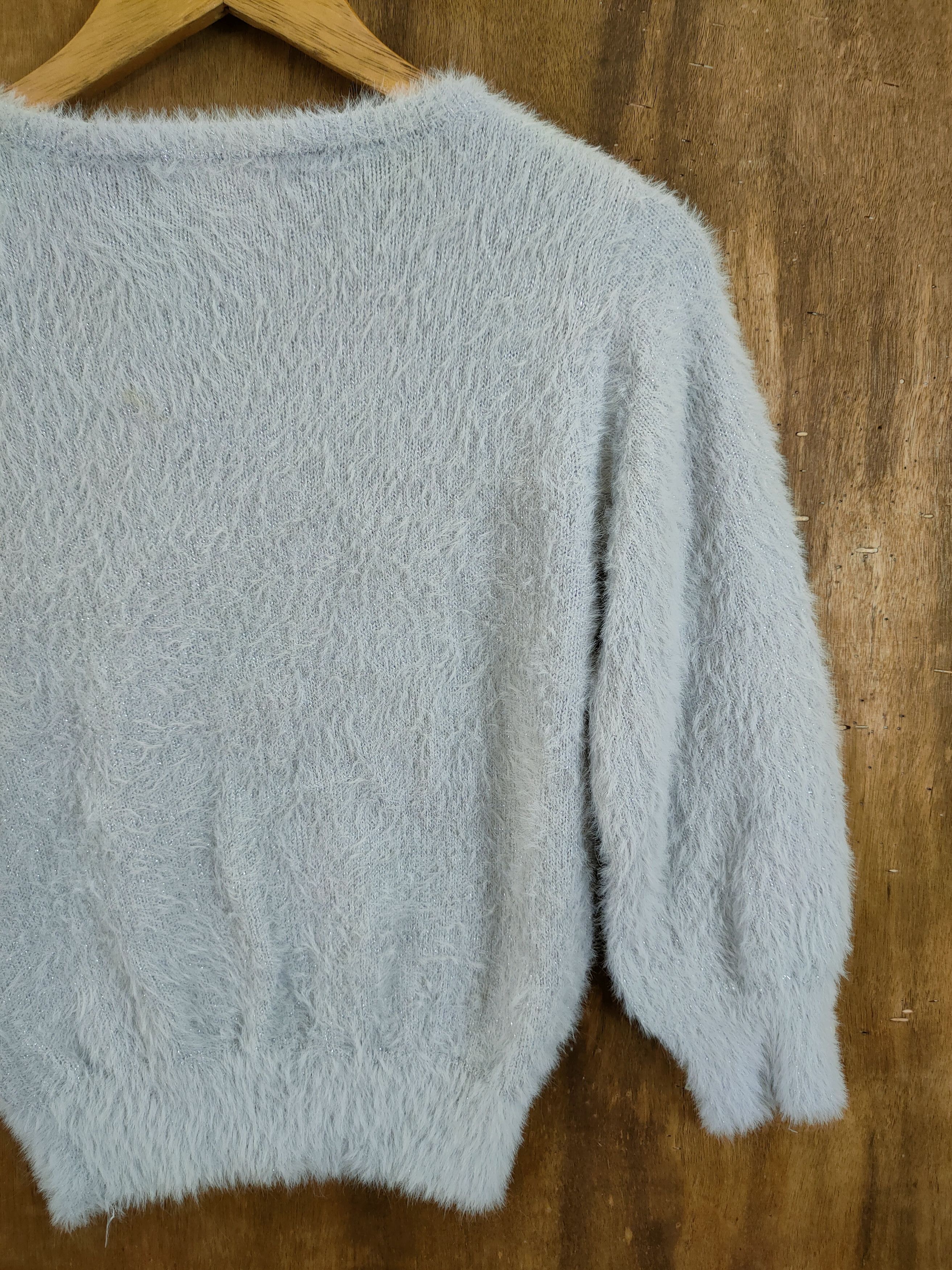 Homespun Knitwear D Laisse Passe mohair fur shag shaggy knitwear #46-981 Size XS / US 0-2 / IT 36-38 - 11 Thumbnail