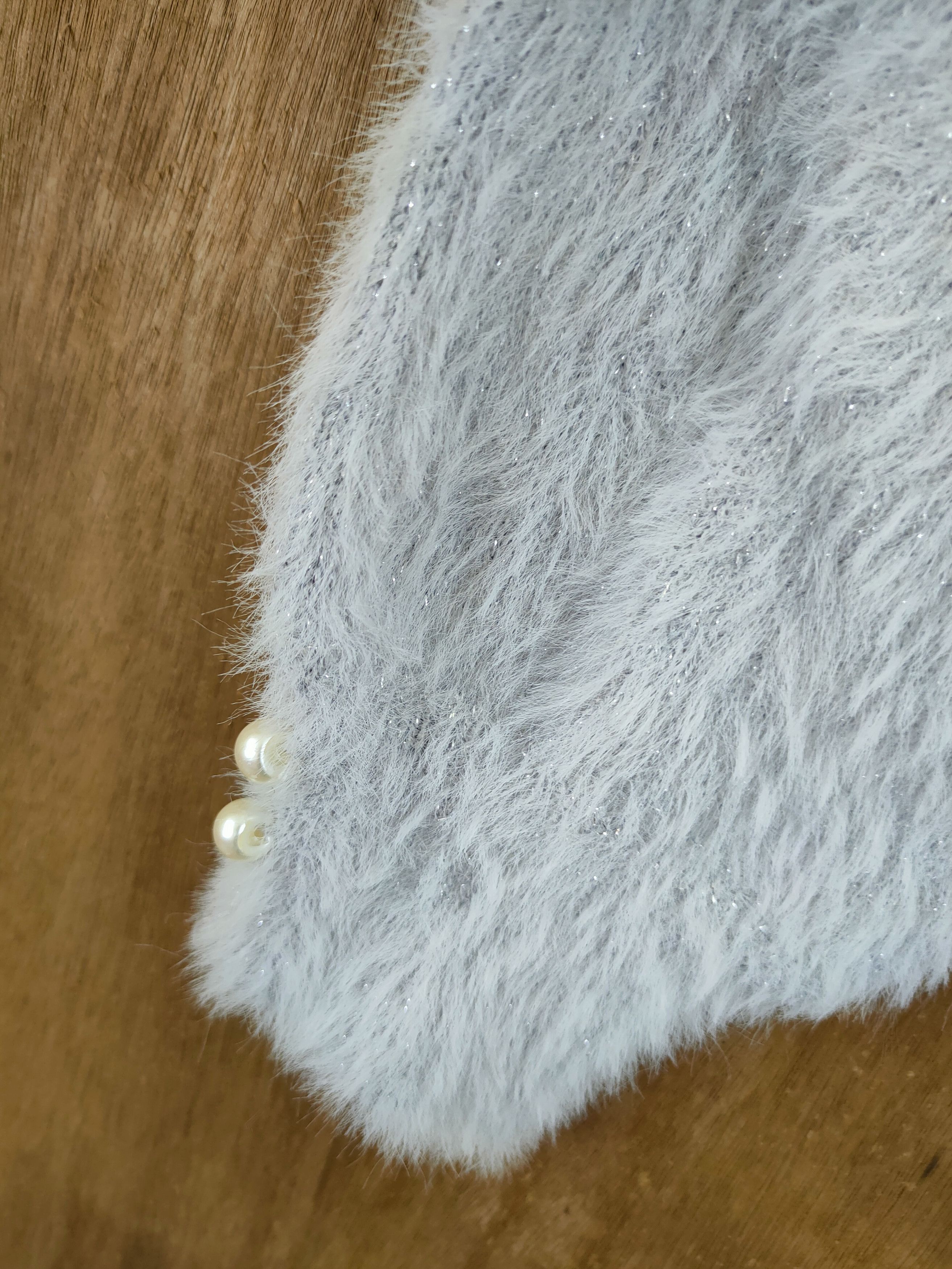 Homespun Knitwear D Laisse Passe mohair fur shag shaggy knitwear #46-981 Size XS / US 0-2 / IT 36-38 - 6 Thumbnail