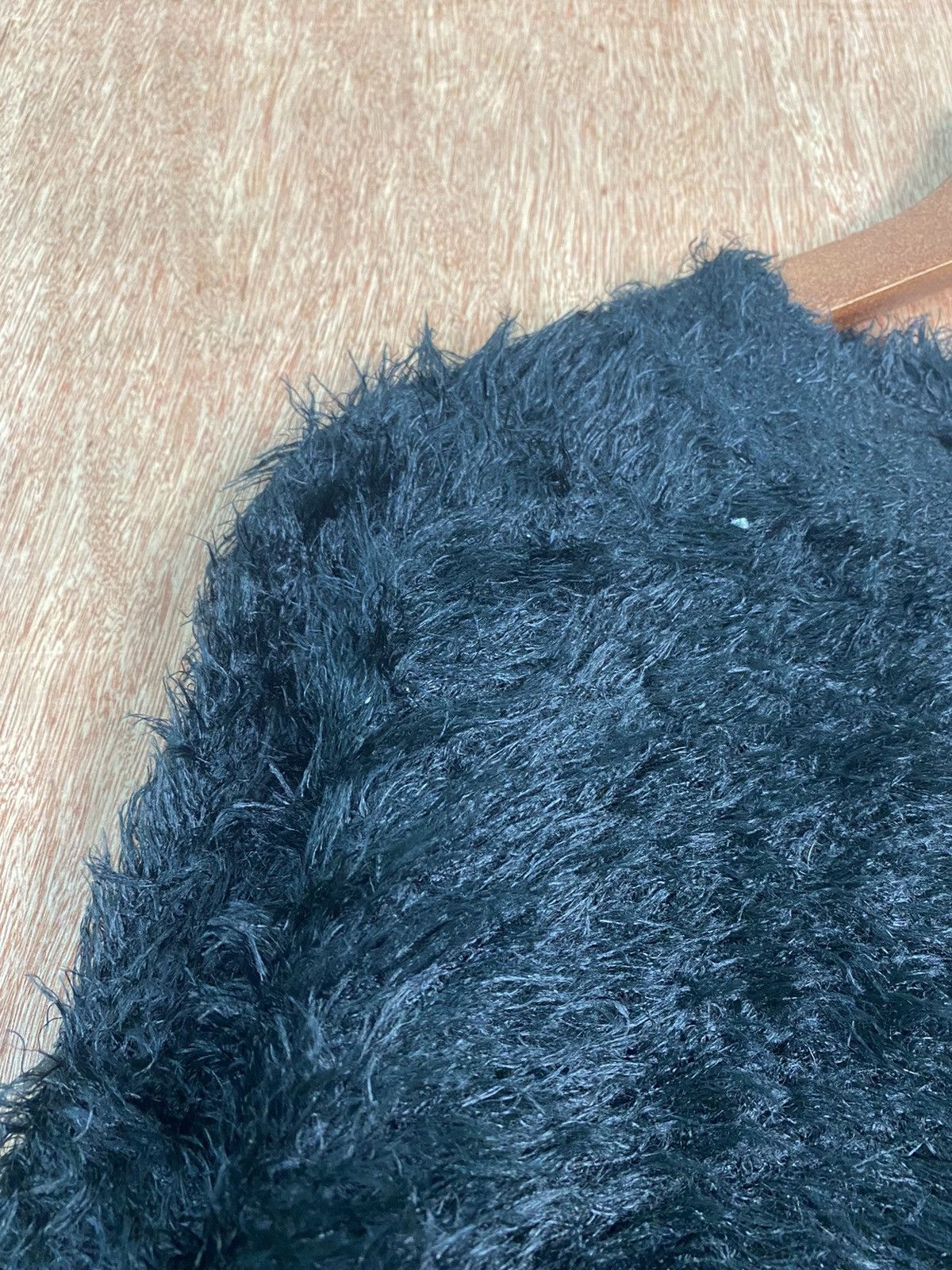 Homespun Knitwear × Other DL Zara Black Shag Shaggy Fur Mohair Knitwear #B619 Size S / US 4 / IT 40 - 5 Thumbnail