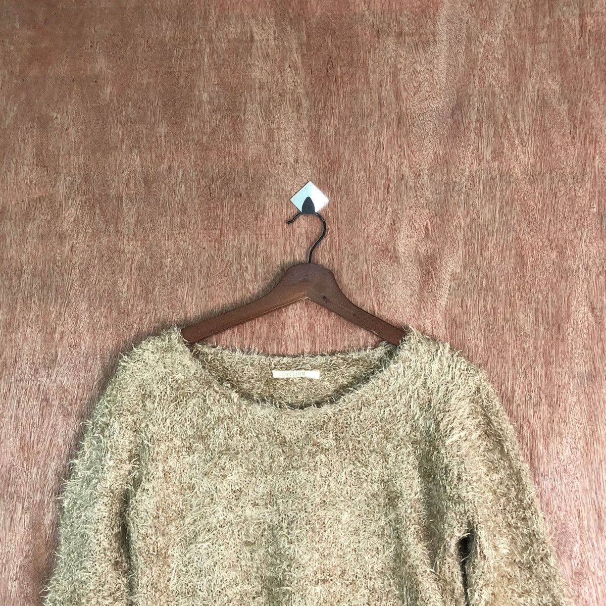 Japanese Brand Jewelium Stripe Shag Shaggy Fur Mohair Knitwear #6507 Size S / US 4 / IT 40 - 2 Thumbnail