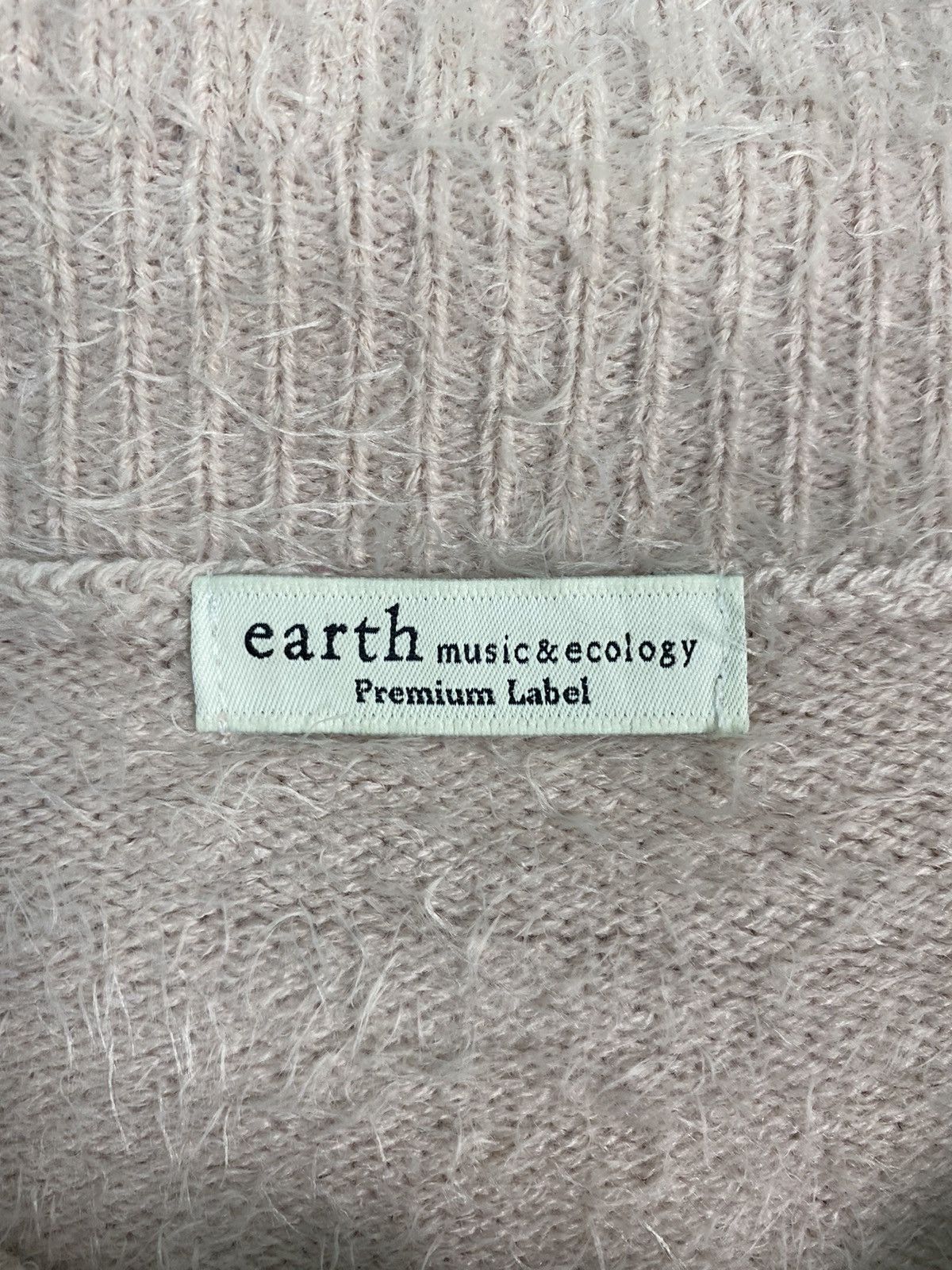 Homespun Knitwear × Japanese Brand DLS Earth Music & Ecology Shaggy Fur Mohair Knitwear #BB594 Size S / US 4 / IT 40 - 8 Thumbnail