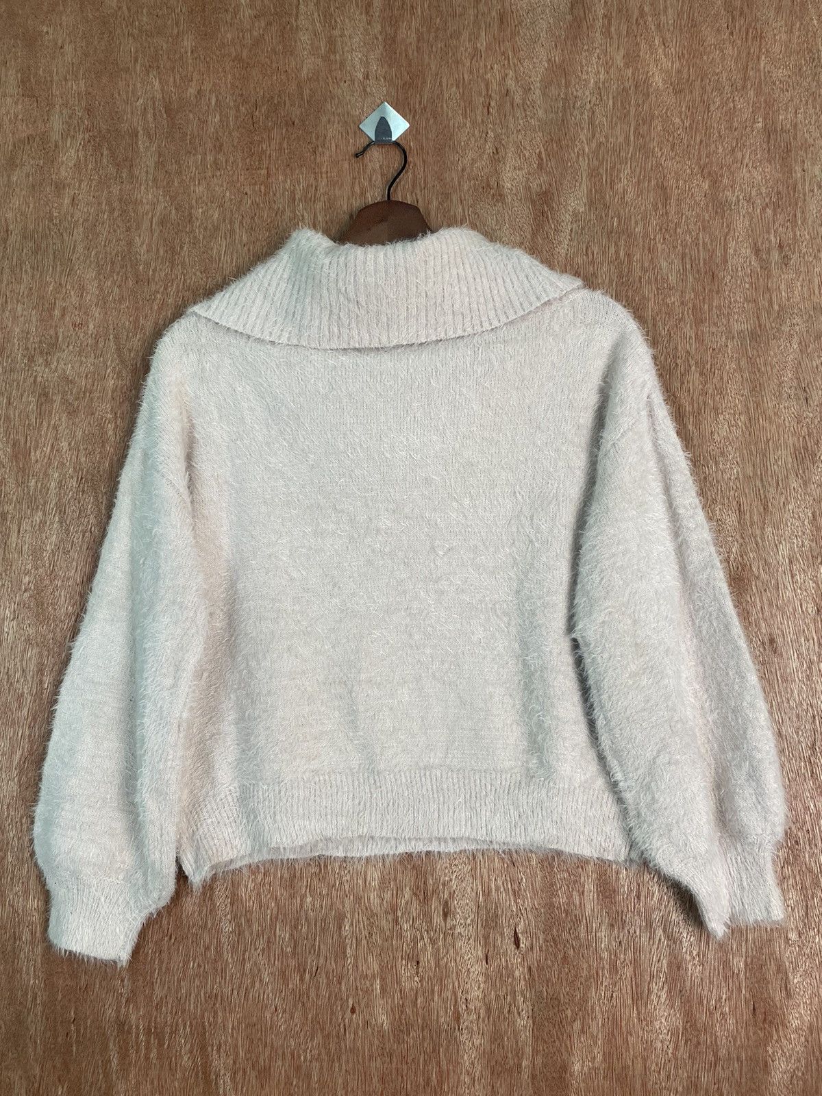 Homespun Knitwear × Japanese Brand DLS Earth Music & Ecology Shaggy Fur Mohair Knitwear #BB594 Size S / US 4 / IT 40 - 7 Thumbnail