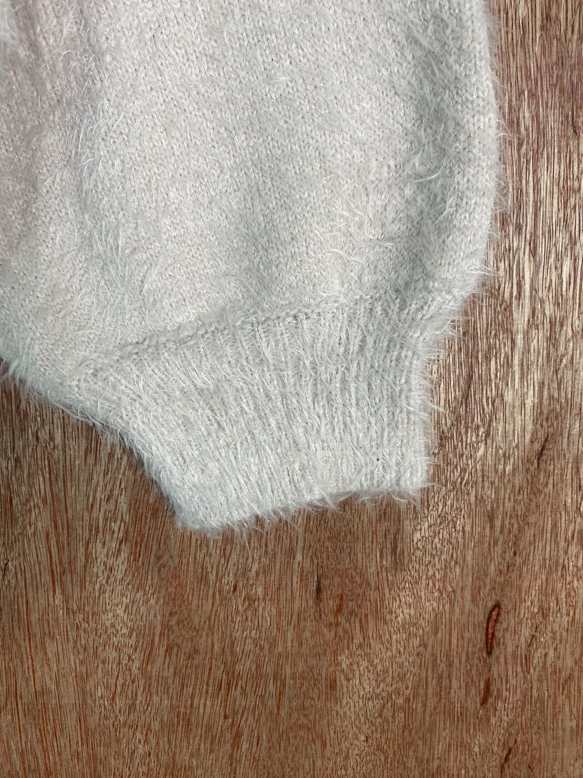 Homespun Knitwear × Japanese Brand DLS Earth Music & Ecology Shaggy Fur Mohair Knitwear #BB594 Size S / US 4 / IT 40 - 6 Thumbnail