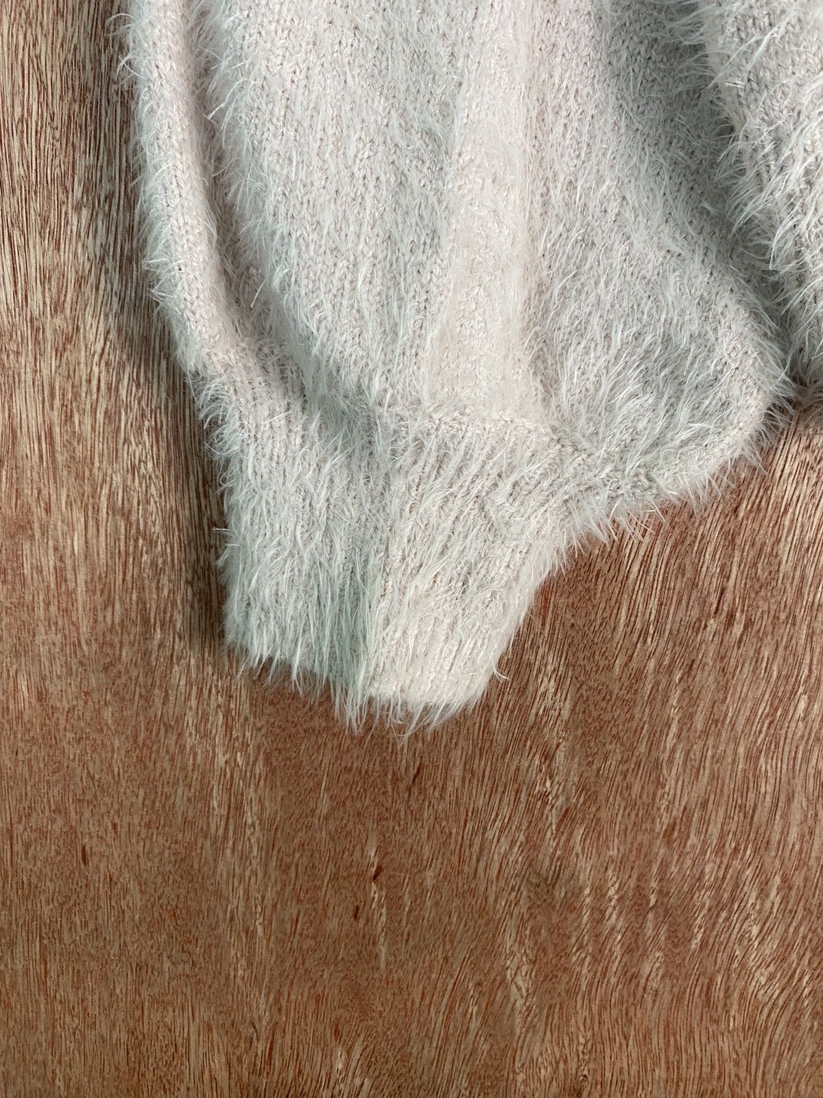 Homespun Knitwear × Japanese Brand DLS Earth Music & Ecology Shaggy Fur Mohair Knitwear #BB594 Size S / US 4 / IT 40 - 5 Thumbnail