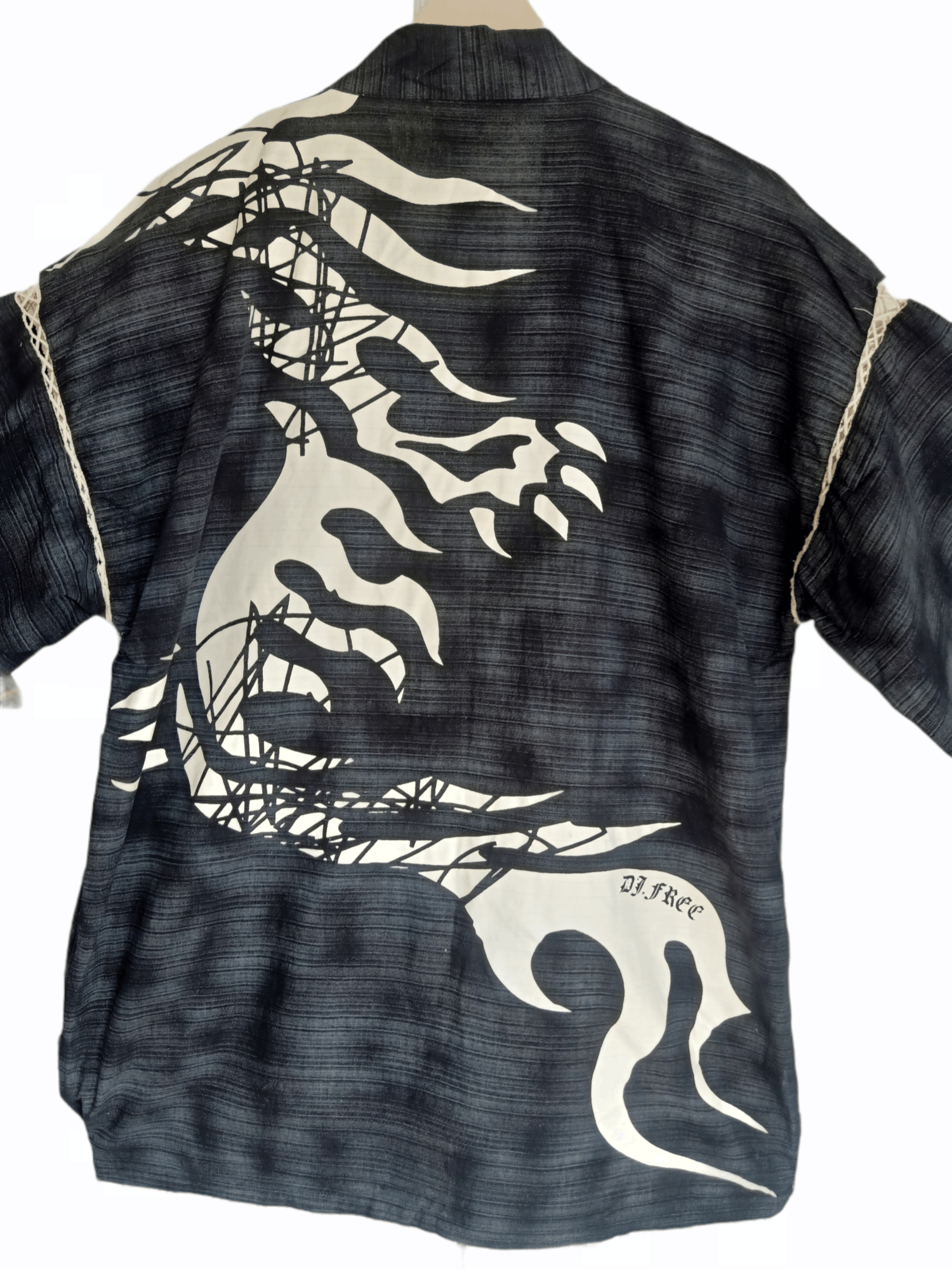 Japanese Brand × Vintage Vintage Kimono Japan Native Dragon Print wrap Size US L / EU 52-54 / 3 - 3 Thumbnail