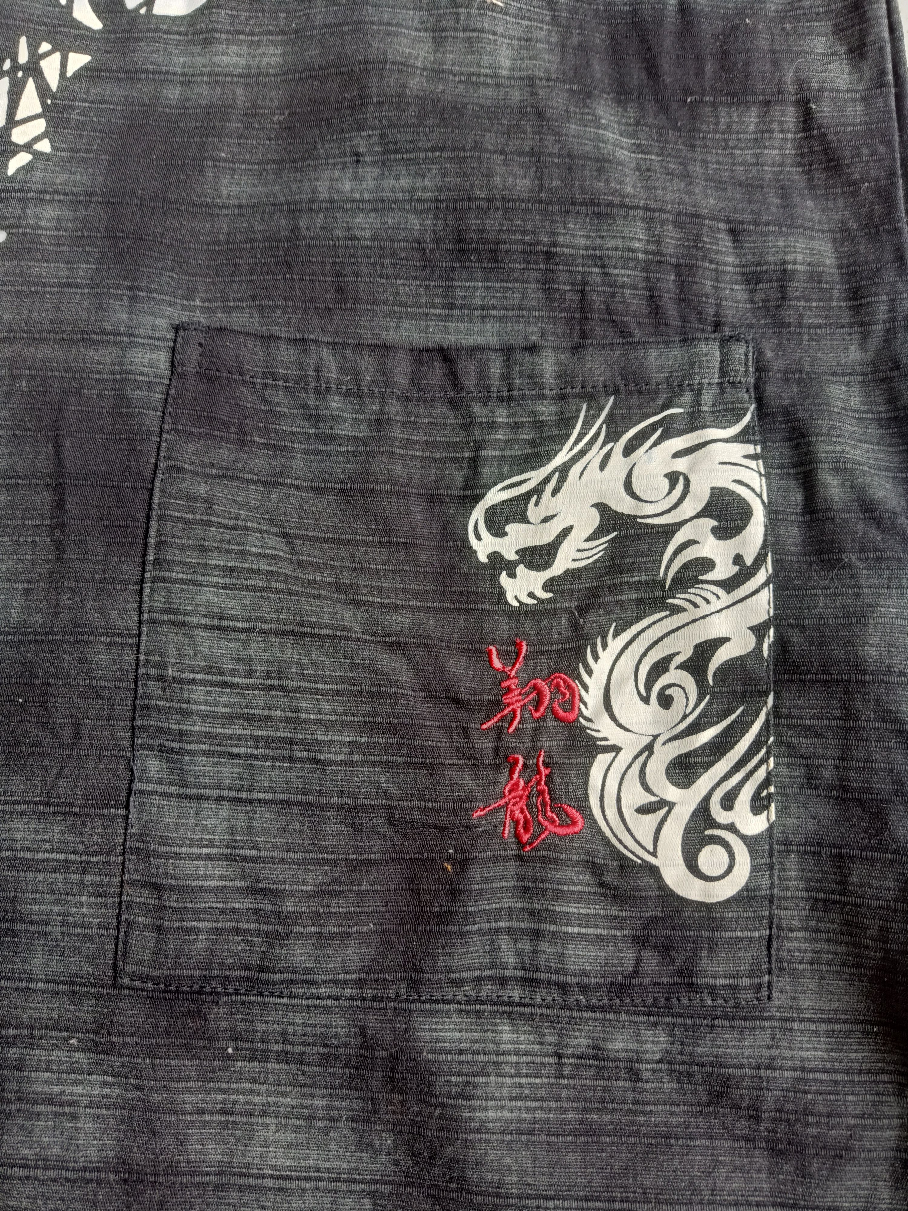 Japanese Brand × Vintage Vintage Kimono Japan Native Dragon Print wrap Size US L / EU 52-54 / 3 - 9 Thumbnail