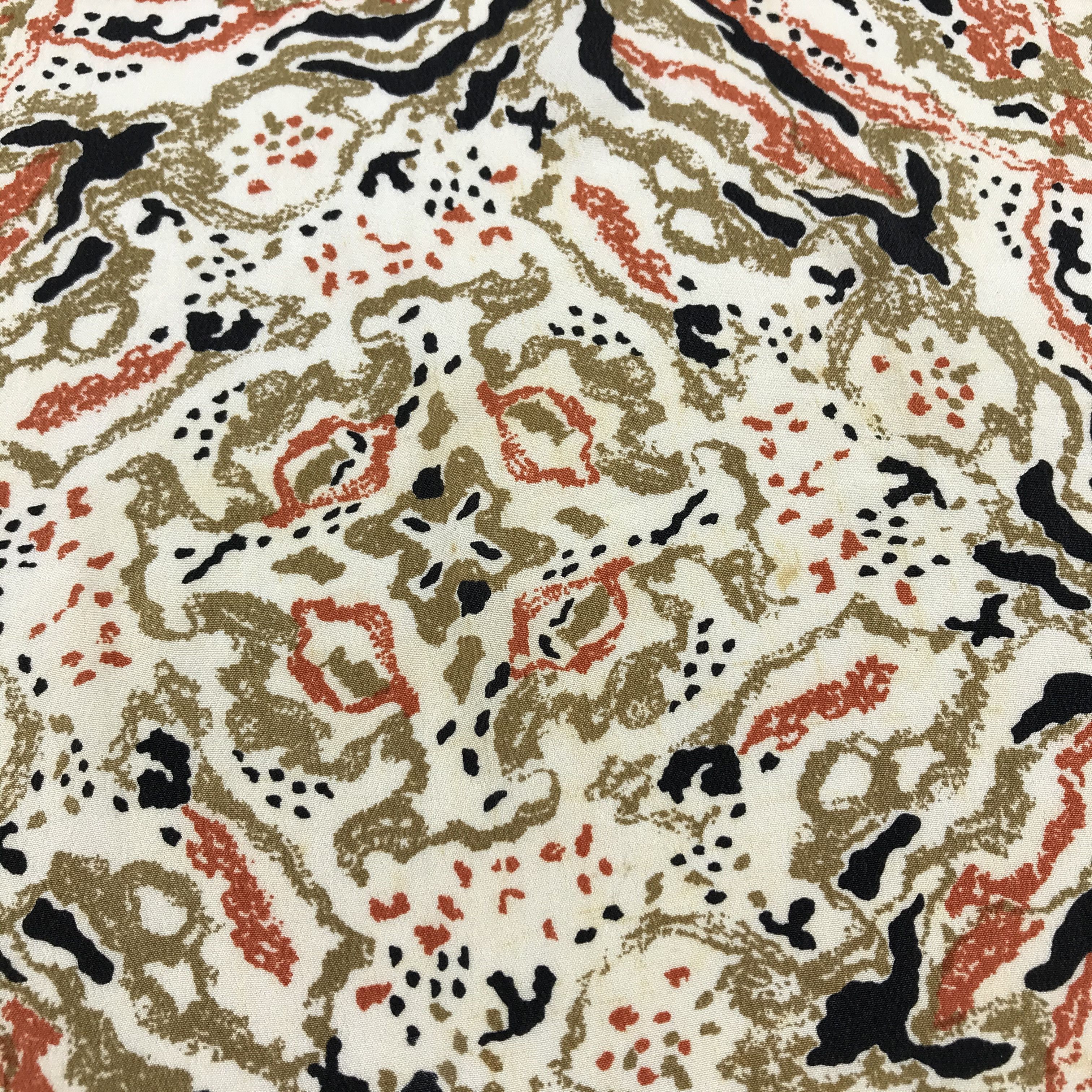 Japanese Brand Luxury Avant Garde Abstract Silk Scarf M106 Size ONE SIZE - 4 Thumbnail
