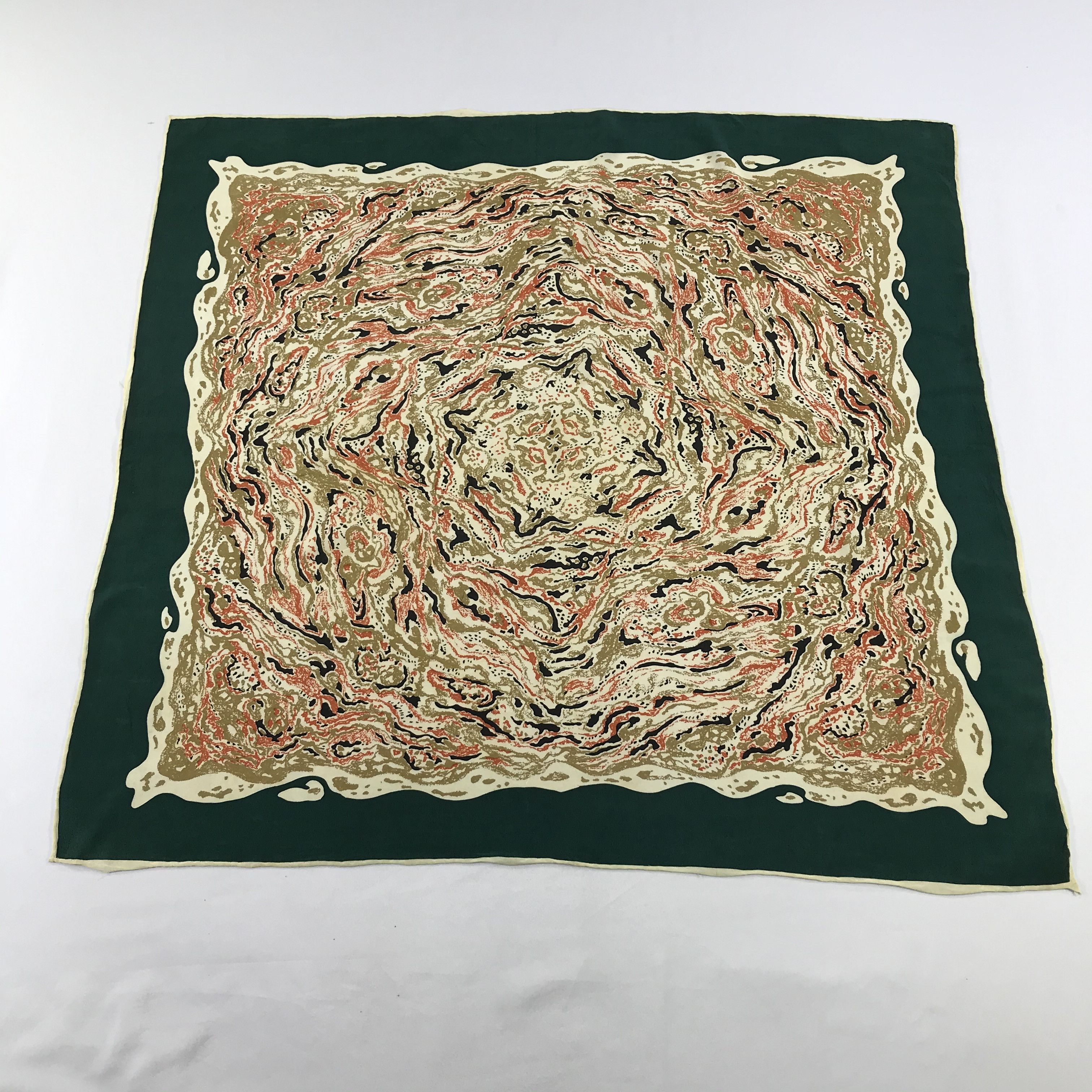 Japanese Brand Luxury Avant Garde Abstract Silk Scarf M106 Size ONE SIZE - 3 Thumbnail