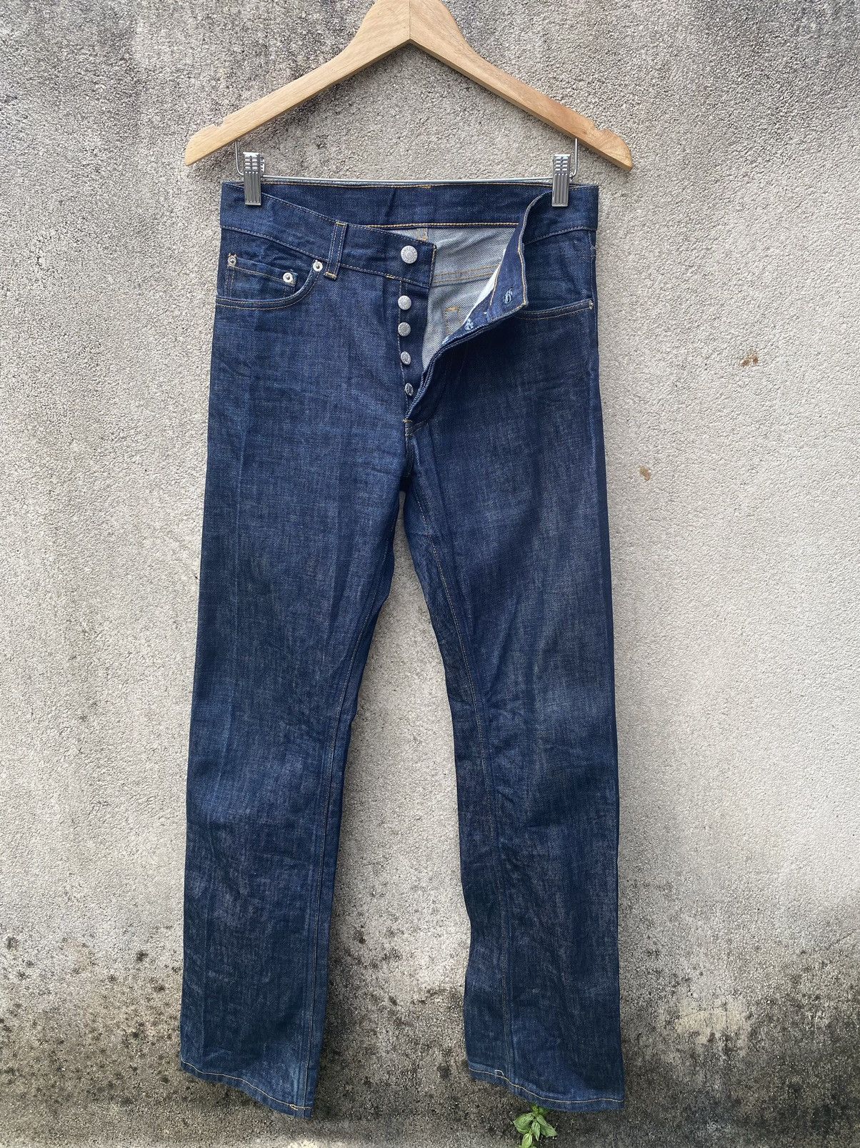Helmut Lang Helmut Lang 1999 Classic Raw Denim Boot Cut Jeans Size US 29 - 4 Thumbnail