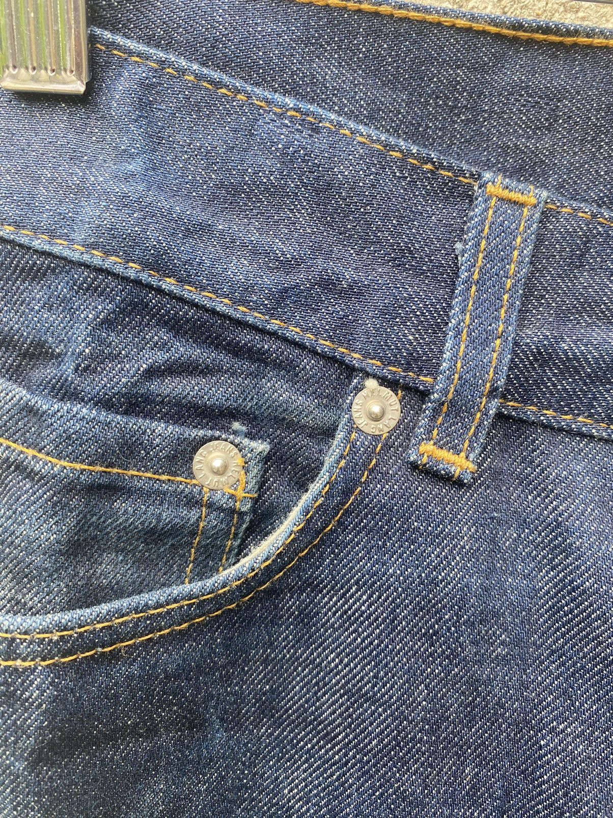 Helmut Lang Helmut Lang 1999 Classic Raw Denim Boot Cut Jeans Size US 29 - 6 Thumbnail