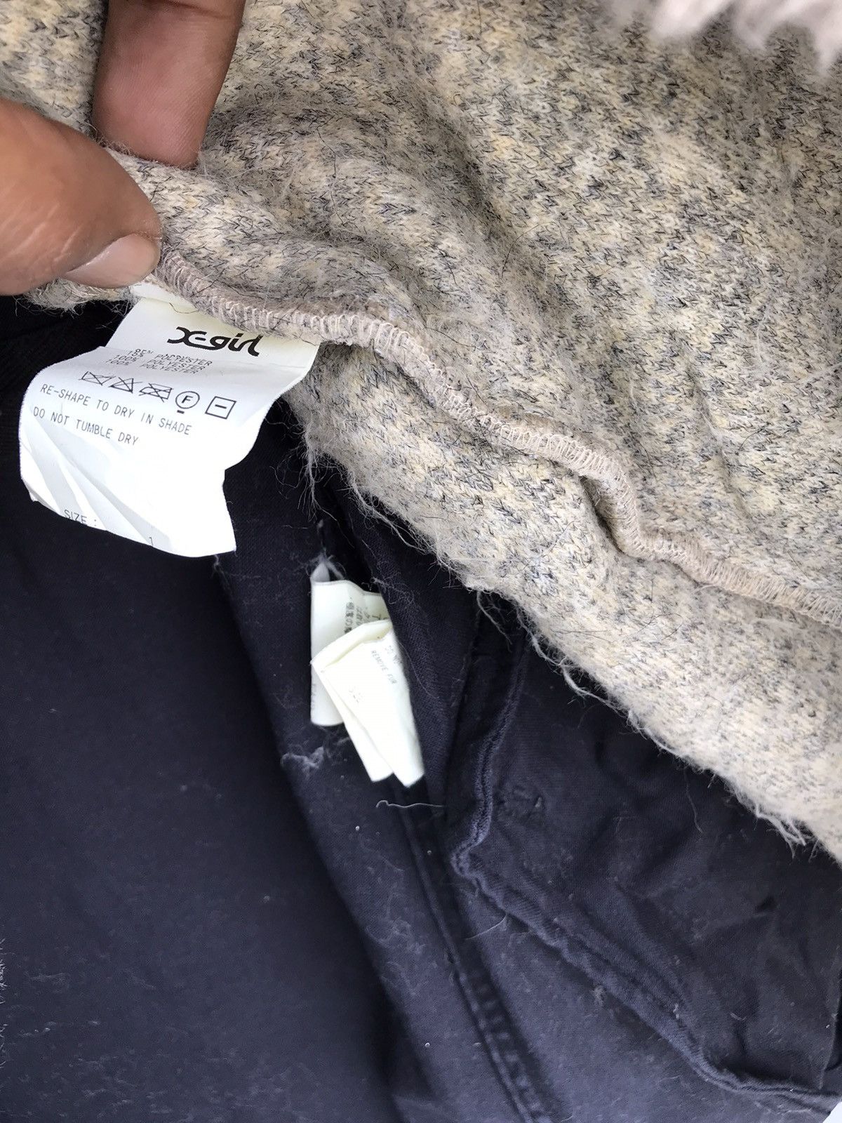 Japanese Brand X-GIRL Combat Parka Military Sun Faded Fur Hoodie Jacket Size US S / EU 44-46 / 1 - 8 Thumbnail