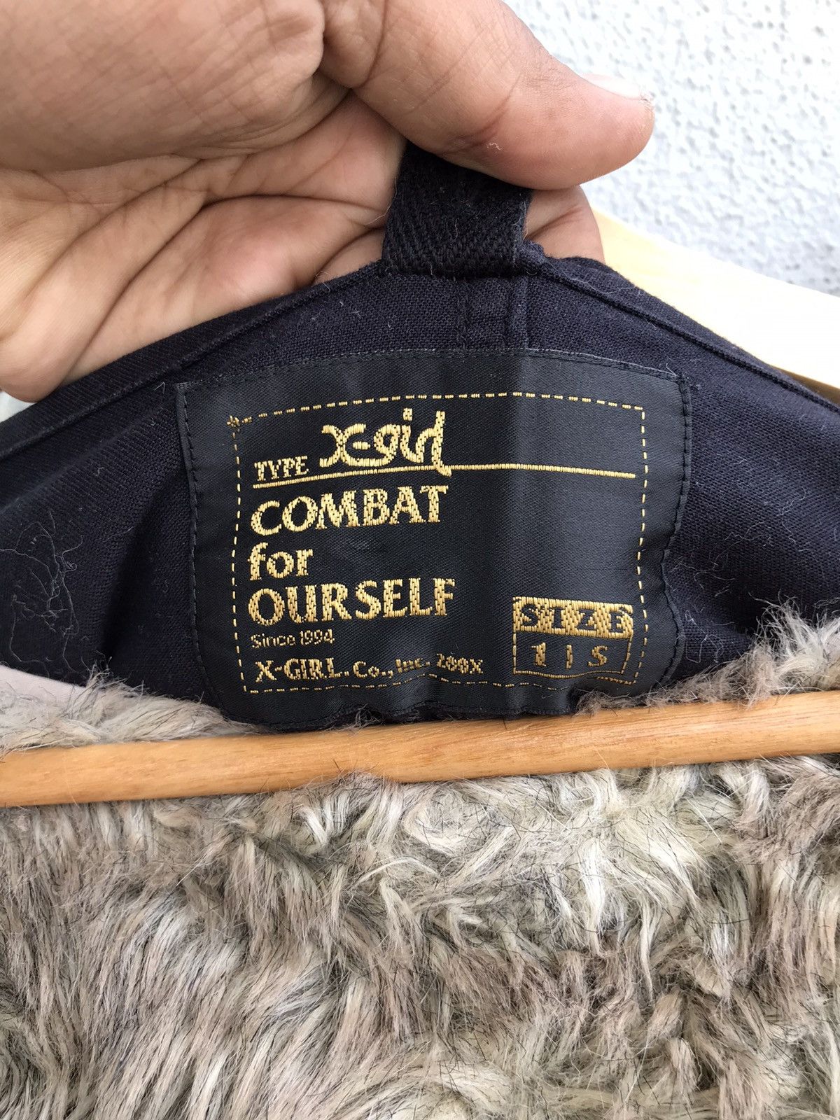 Japanese Brand X-GIRL Combat Parka Military Sun Faded Fur Hoodie Jacket Size US S / EU 44-46 / 1 - 9 Thumbnail
