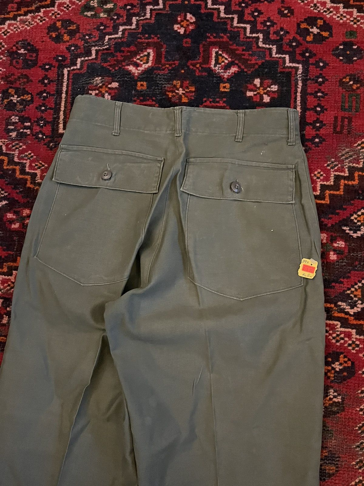 Vintage Vintage 60s Og107 army fatigue deadstock Size US 31 - 7 Thumbnail