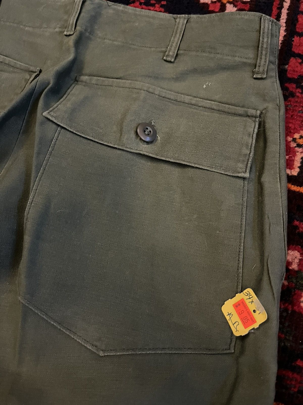 Vintage Vintage 60s Og107 army fatigue deadstock Size US 31 - 8 Thumbnail
