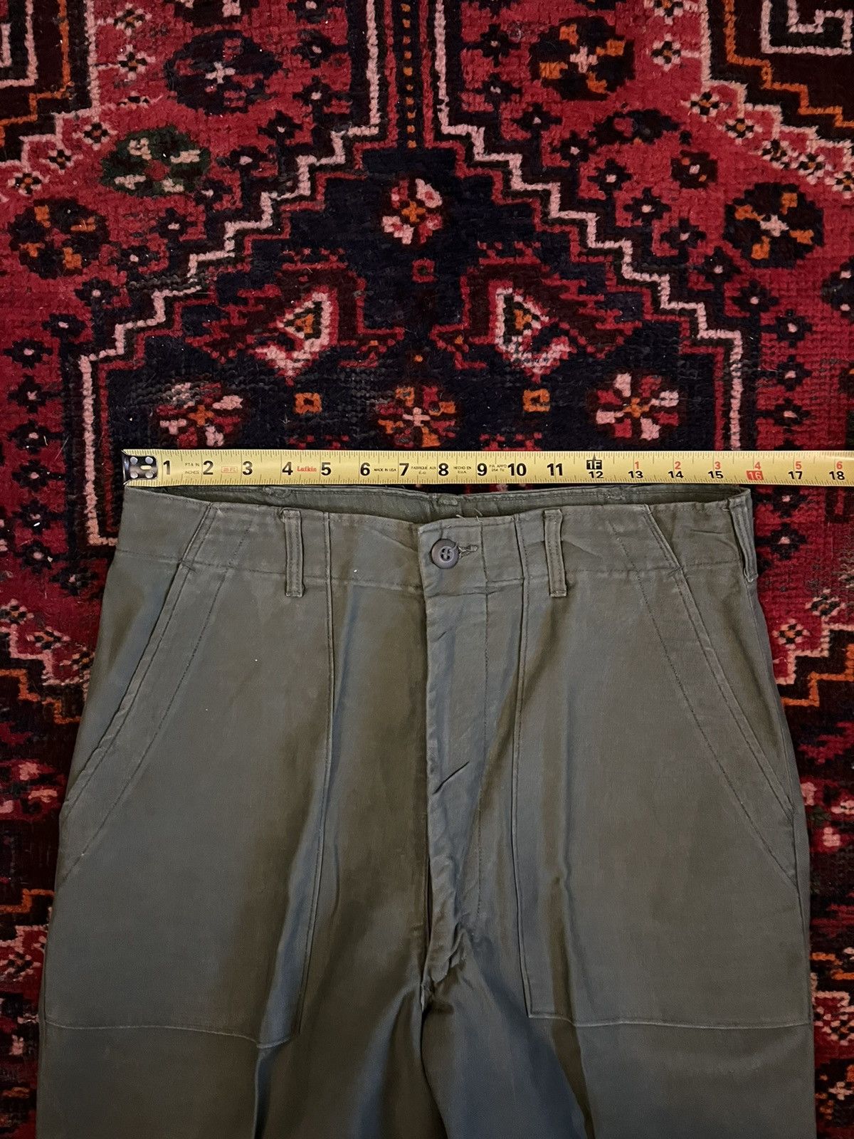 Vintage Vintage 60s Og107 army fatigue deadstock Size US 31 - 10 Thumbnail