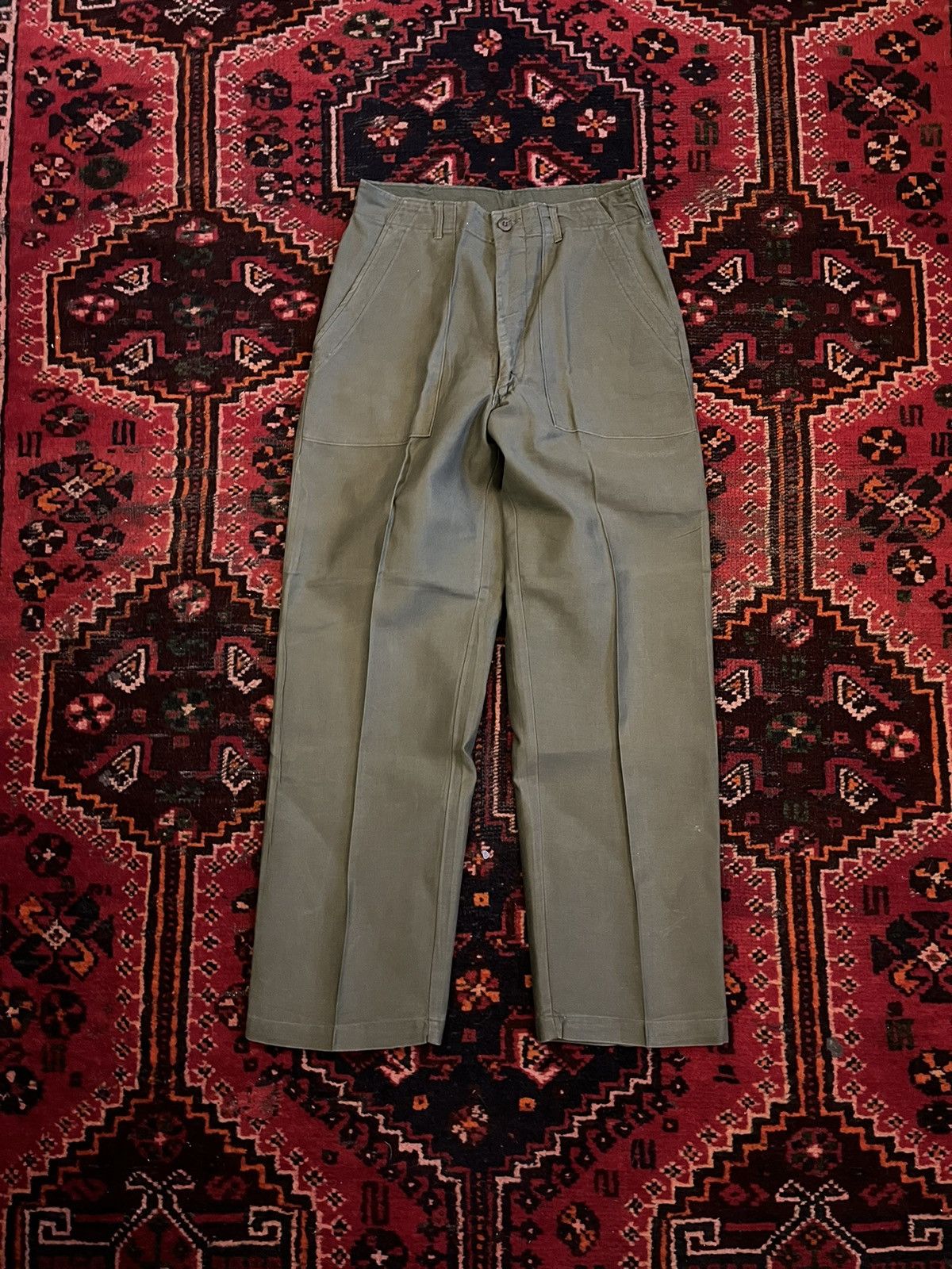 Vintage Vintage 60s Og107 army fatigue deadstock Size US 31 - 1 Thumbnail