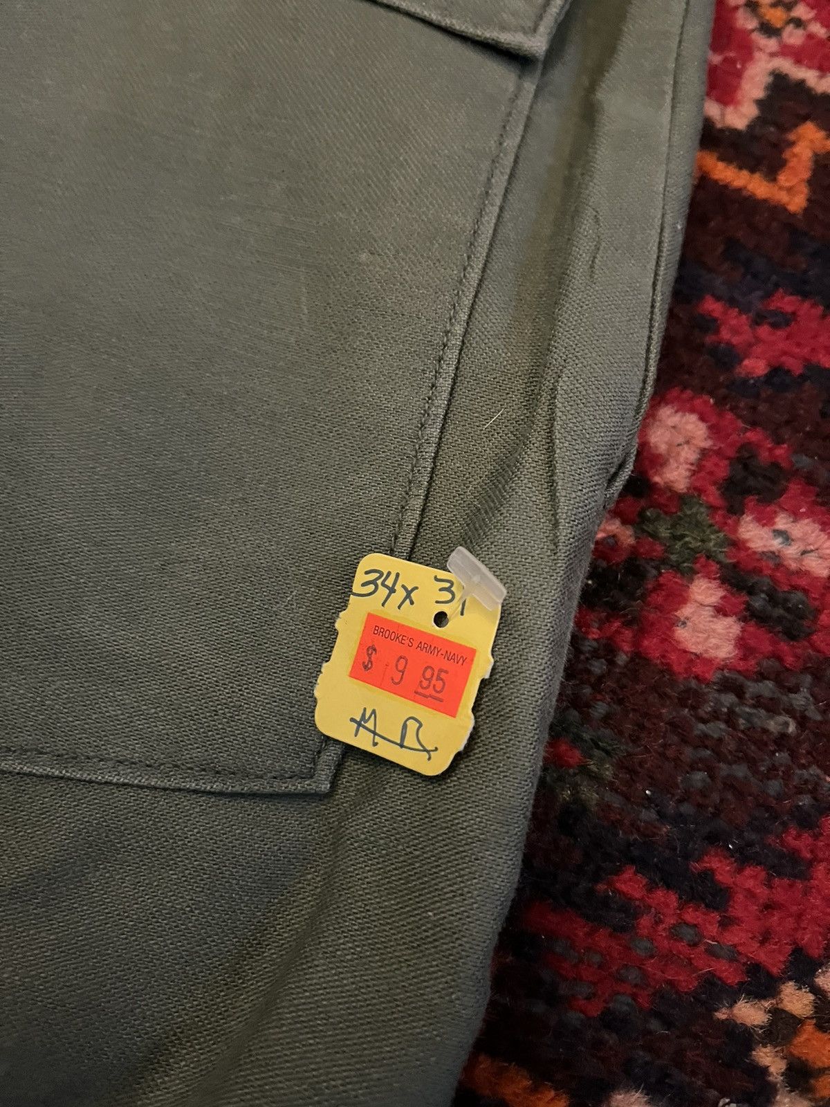 Vintage Vintage 60s Og107 army fatigue deadstock Size US 31 - 9 Thumbnail