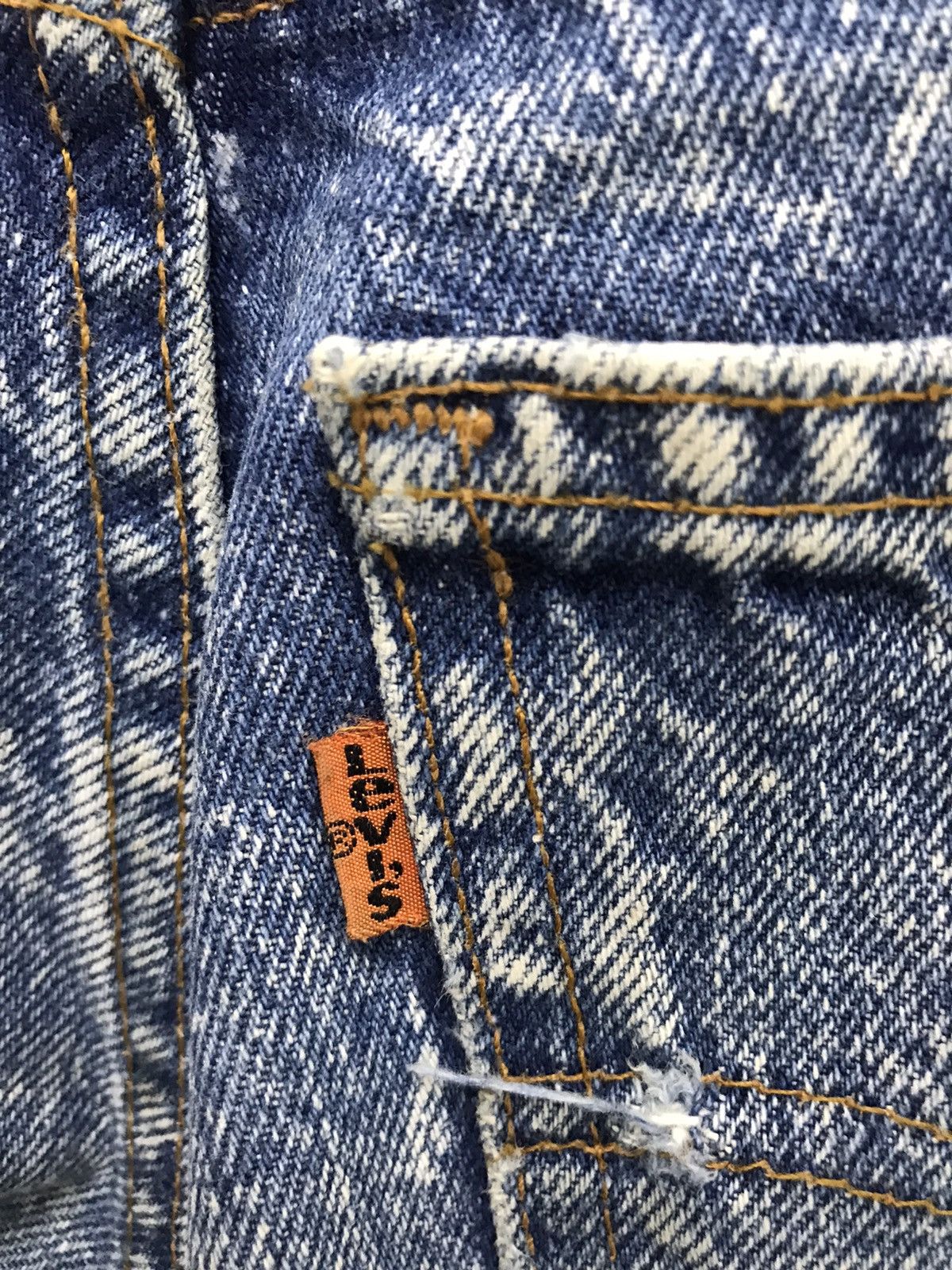 Levi's Vintage Clothing Vintage Levis 550 Acid Wash Orange Tag Jeans Made In Usa Size US 29 - 1 Thumbnail