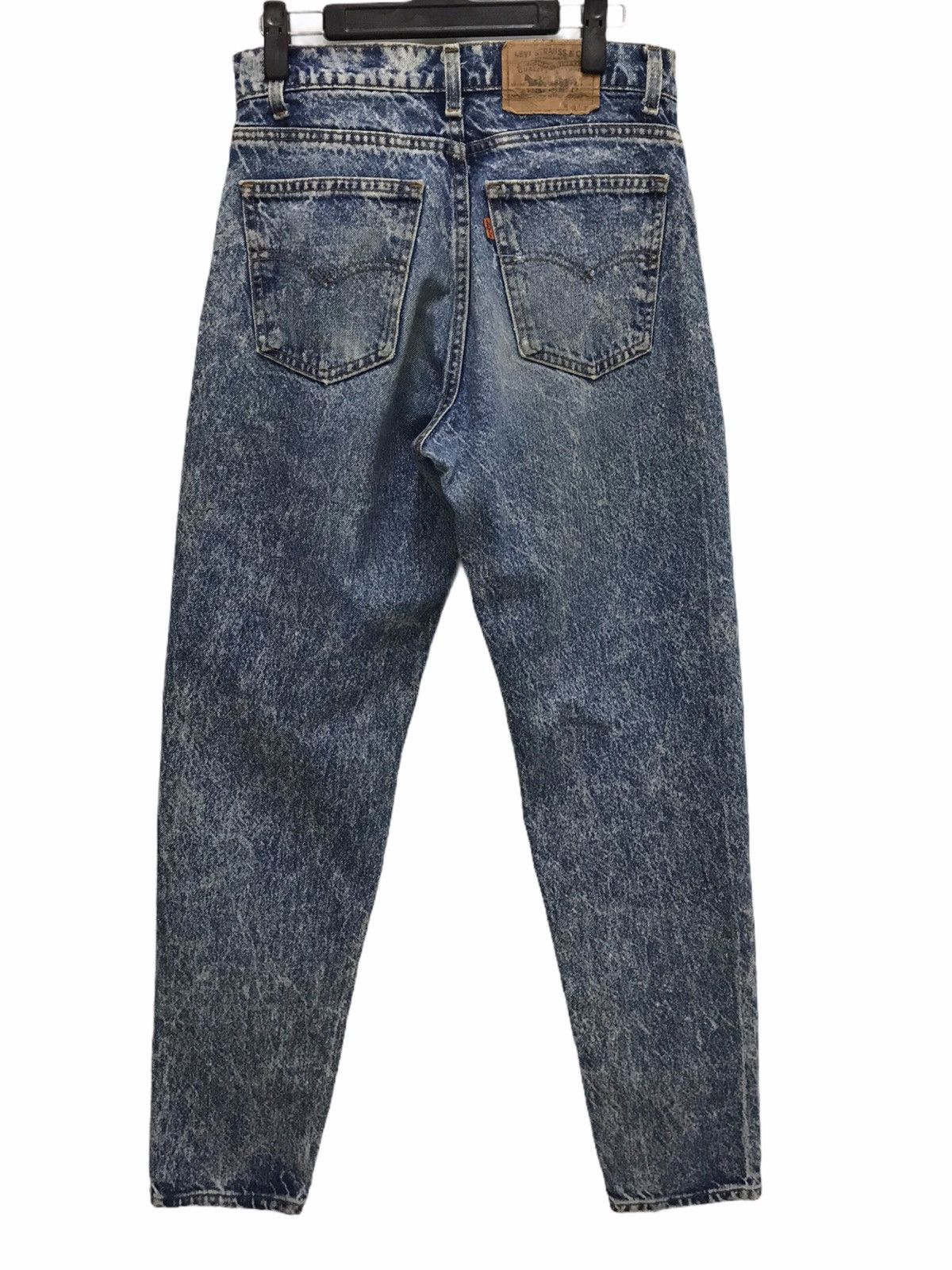 Levi's Vintage Clothing Vintage Levis 550 Acid Wash Orange Tag Jeans Made In Usa Size US 29 - 2 Thumbnail