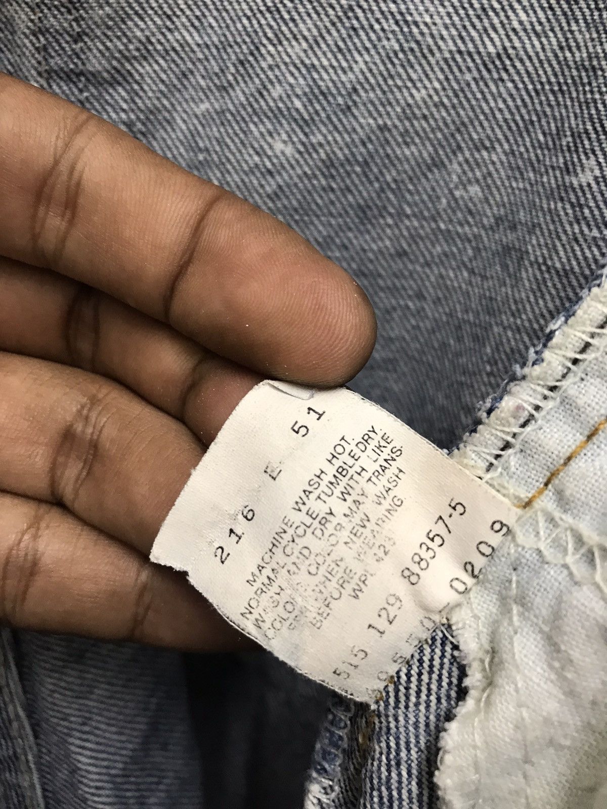 Levi's Vintage Clothing Vintage Levis 550 Acid Wash Orange Tag Jeans Made In Usa Size US 29 - 7 Thumbnail